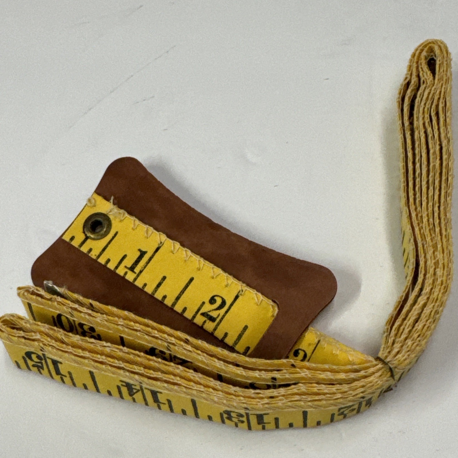 Vintage Cloth Measuring Tape Sewing Marx Haas Clothing St Louis Missouri (f)