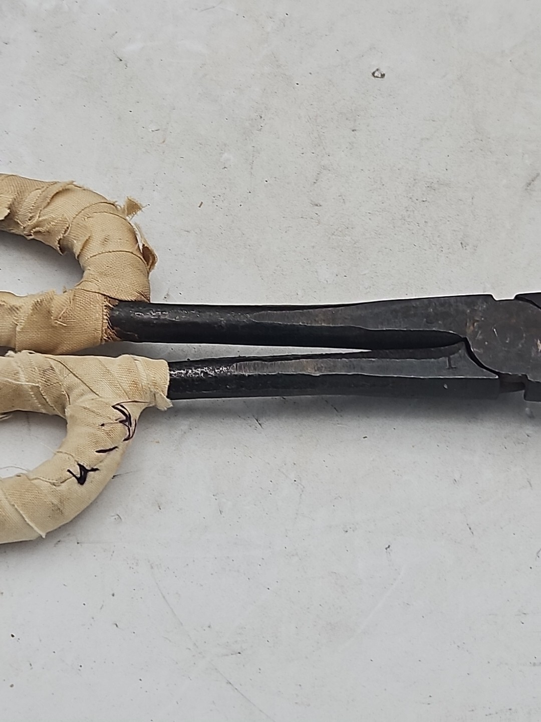 Vintage Dixie #1 Tinsmith Blacksmith Seaming Pliers Old Wrapped Handles