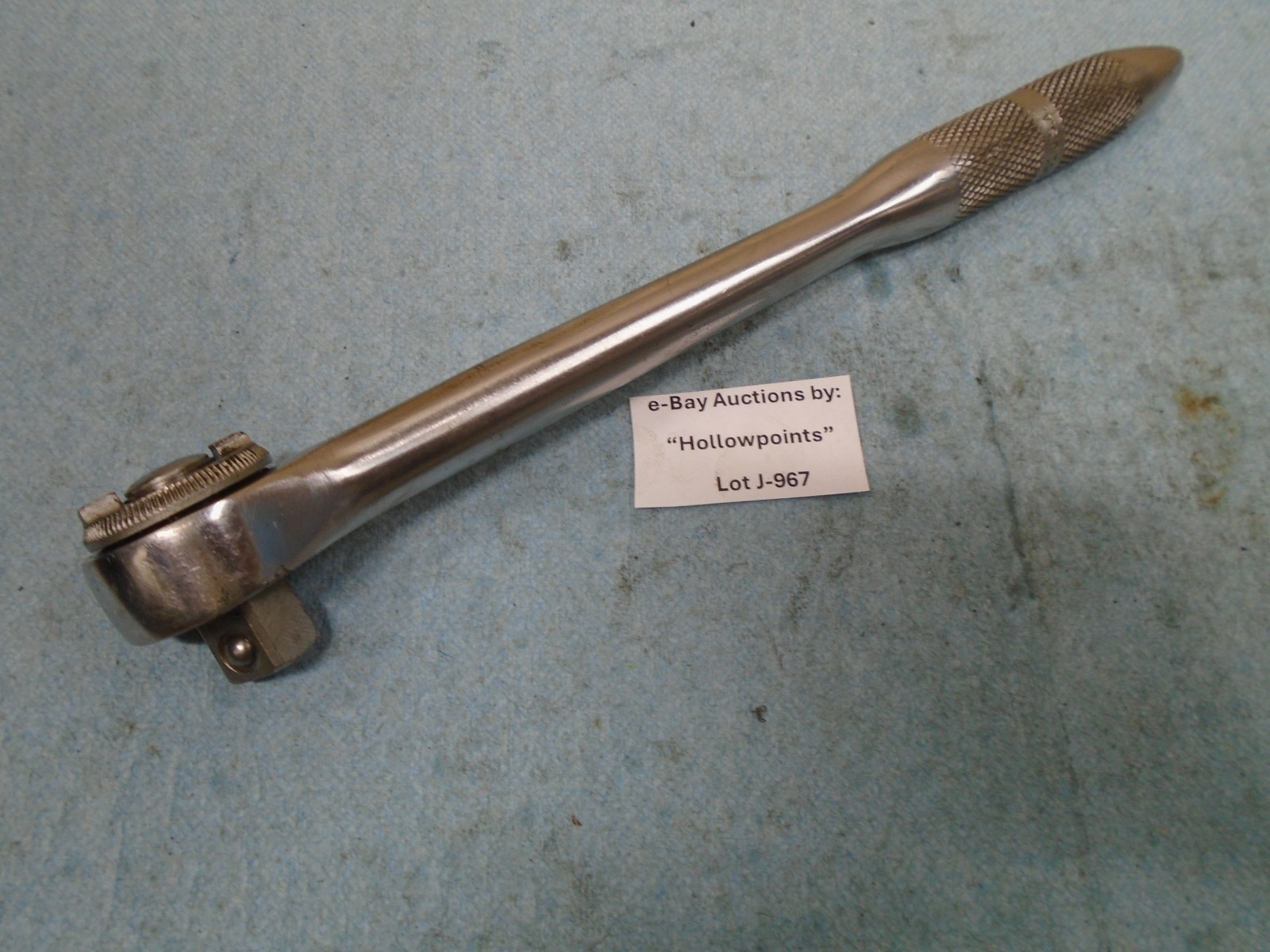 Walden USA vintage No. 1151 Torpedo Handle Ratchet 1/2″ Drive 10″ L J967