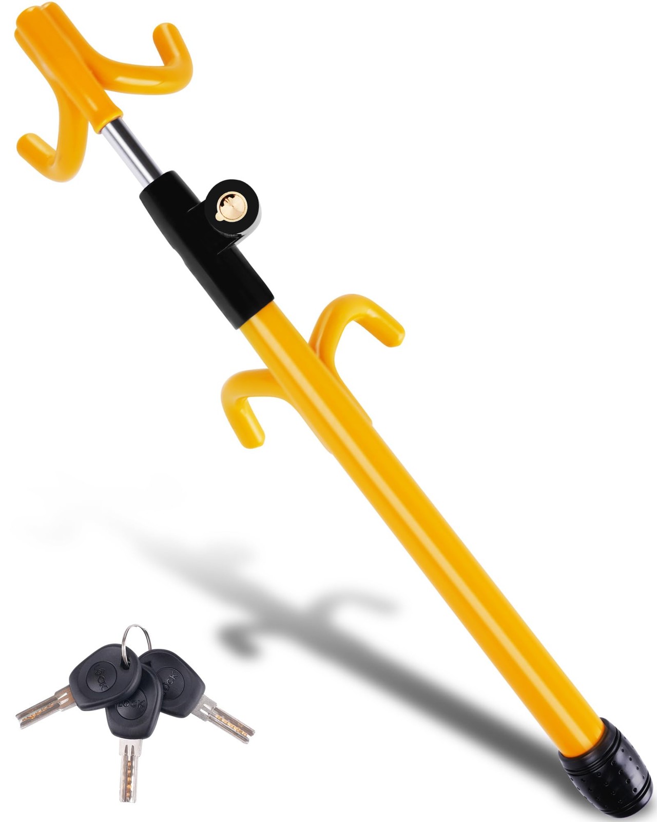 Tevlaphee Steering Wheel Lock Yellow