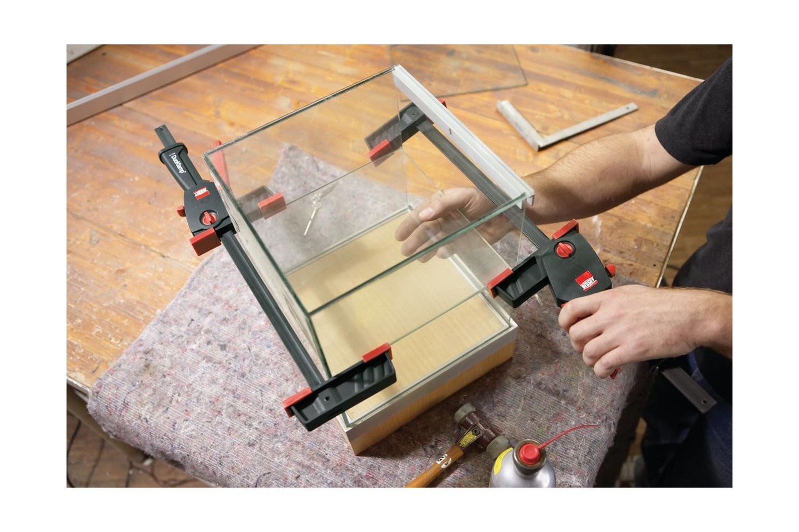 BESSEY DUO16-8, 6 In. DuoKlamp Series, One Hand Clamp/Spreader,… FAST USA SHIP