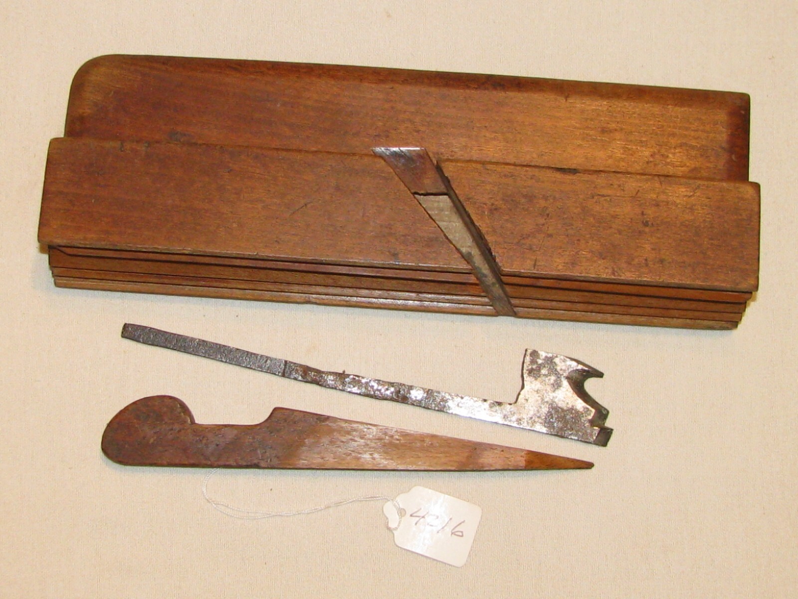 Molding Plane – BROWN & BARNARD – QUIRK, OVOLO, FILLET, FILLET – 7/8 INCH
