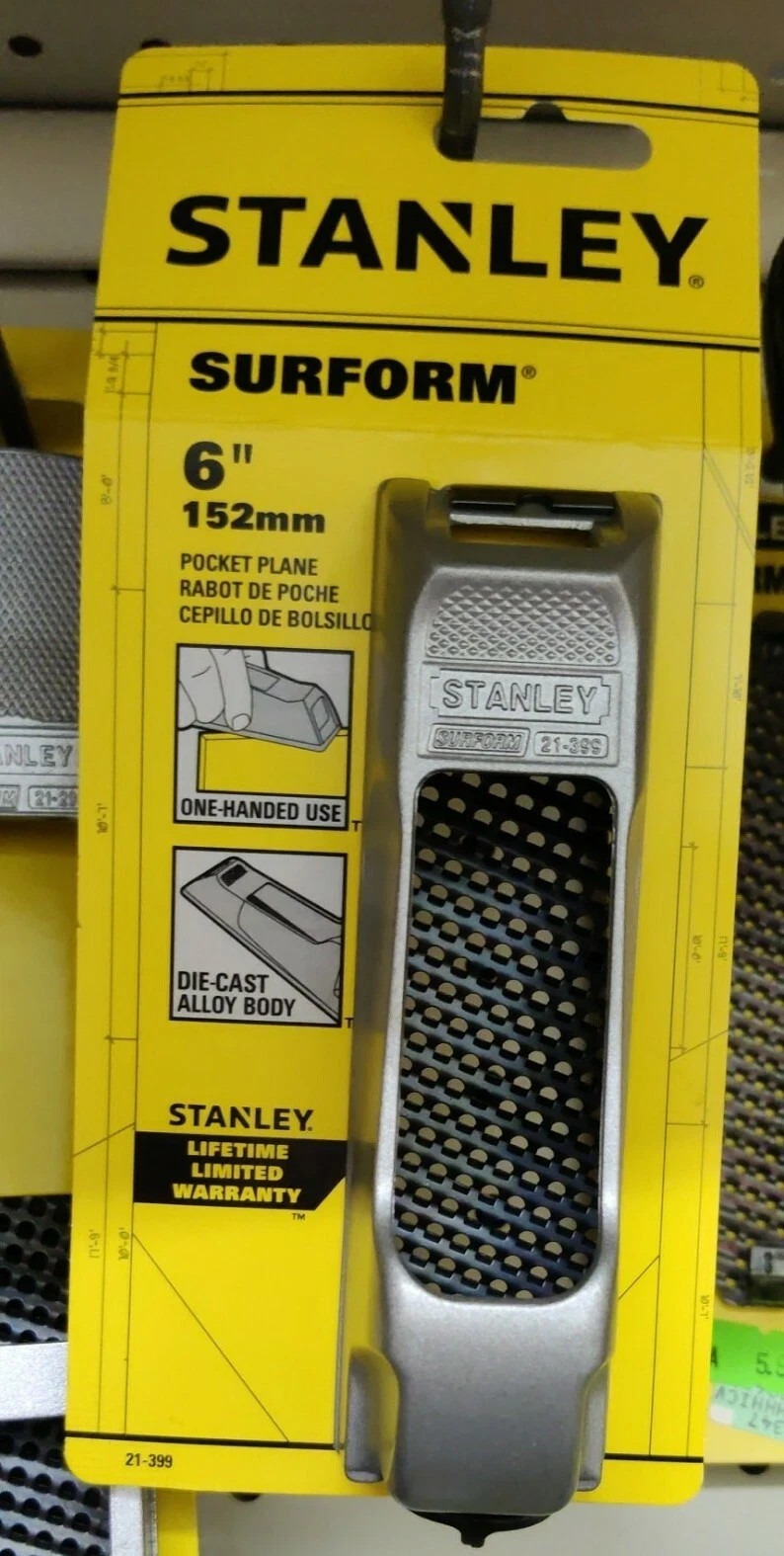 Stanley 21-399 6-Inch Surform Pocket Plane