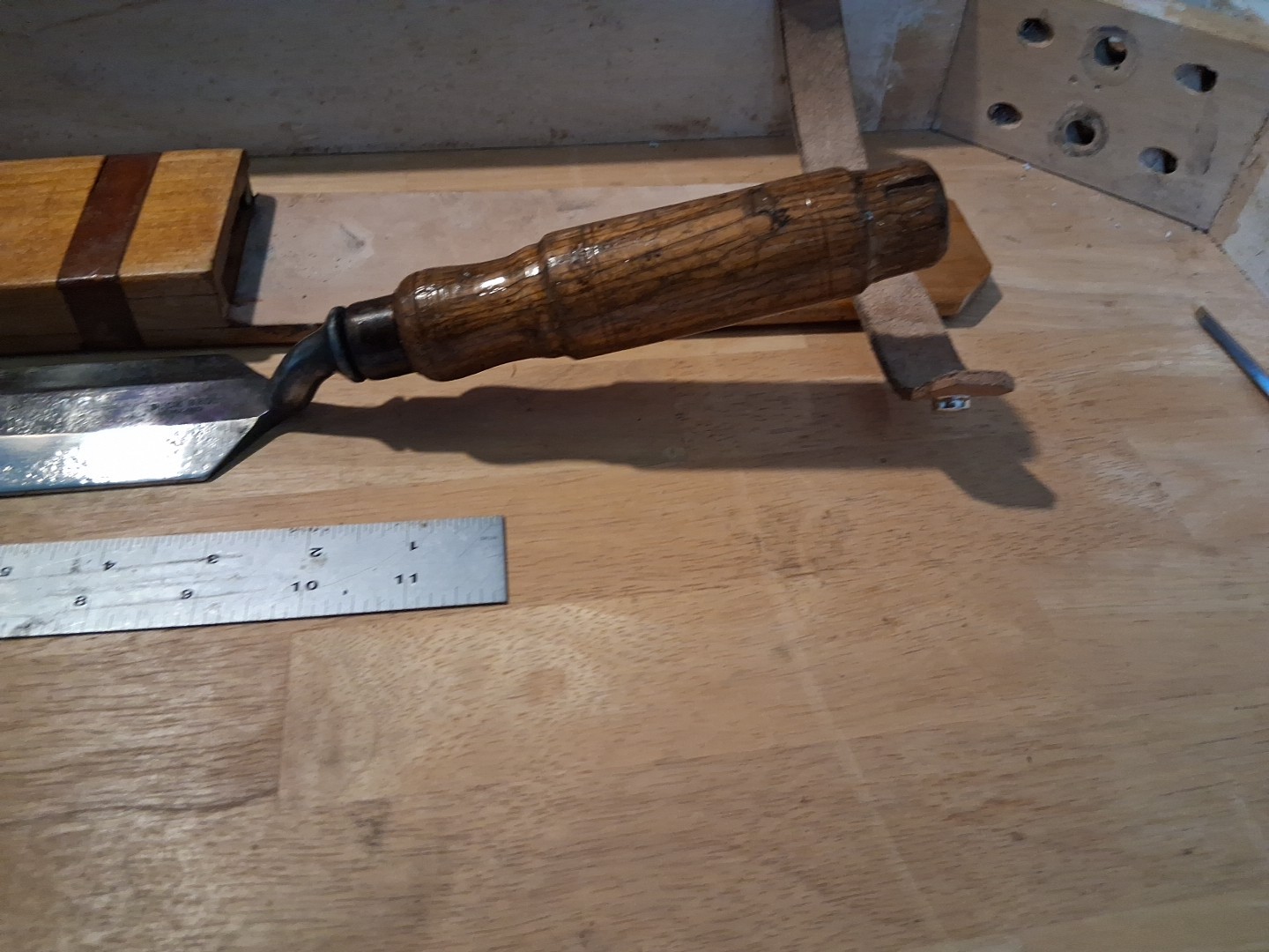 2″ Buck Bros. Crank Neck Paring Chisel, Restored