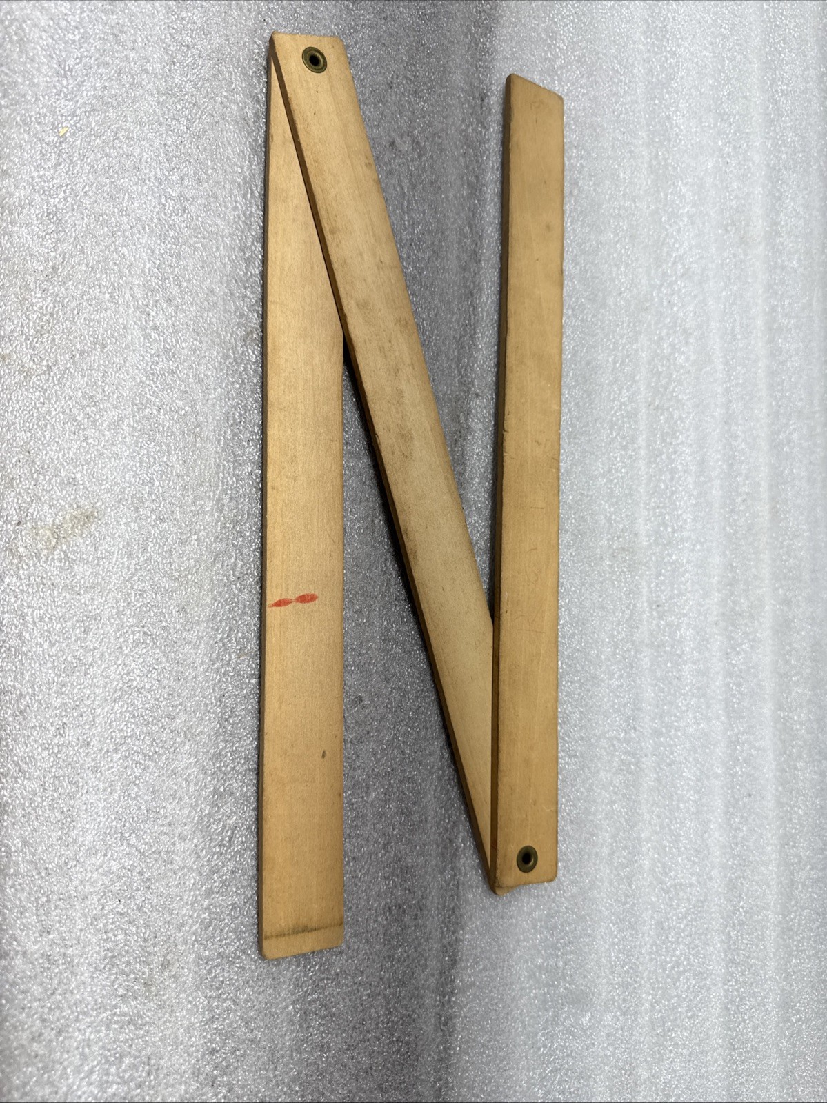 Vintage Tri-Fold (3) Folding Yardstick Wood Ruler Minneapolis Gardner Hardware