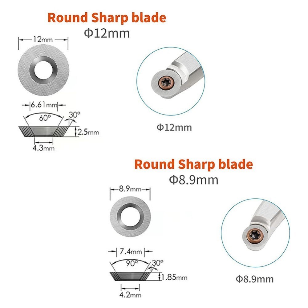 For Comfortable For Wood Turning Ergonomic Design Tungsten Carbide Inserts