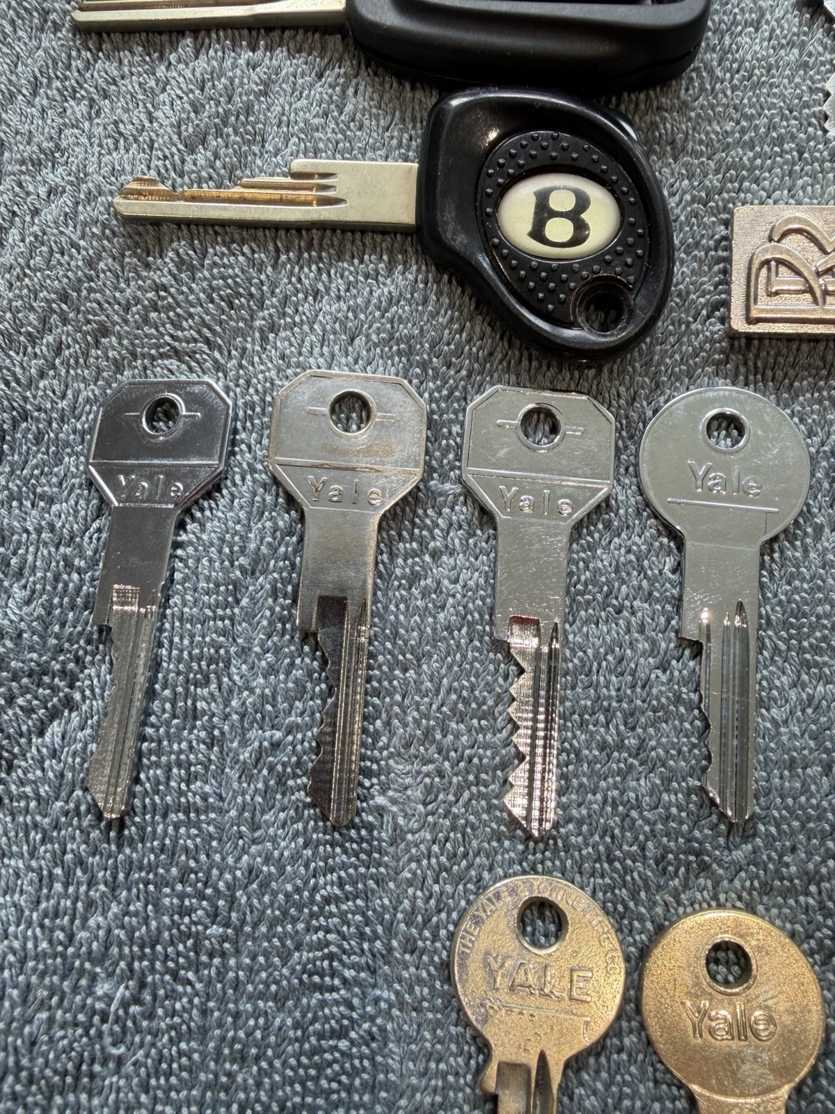 Collection Of Classic Car Keys Bentley/Rolls Royce
