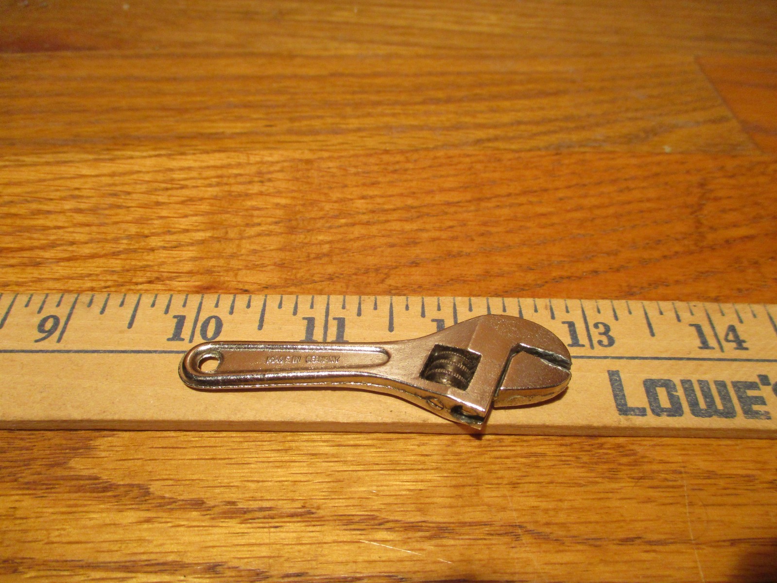 Tiny Vintage 2 3/4” Adjustable Wrench Made In GERMANY VG!