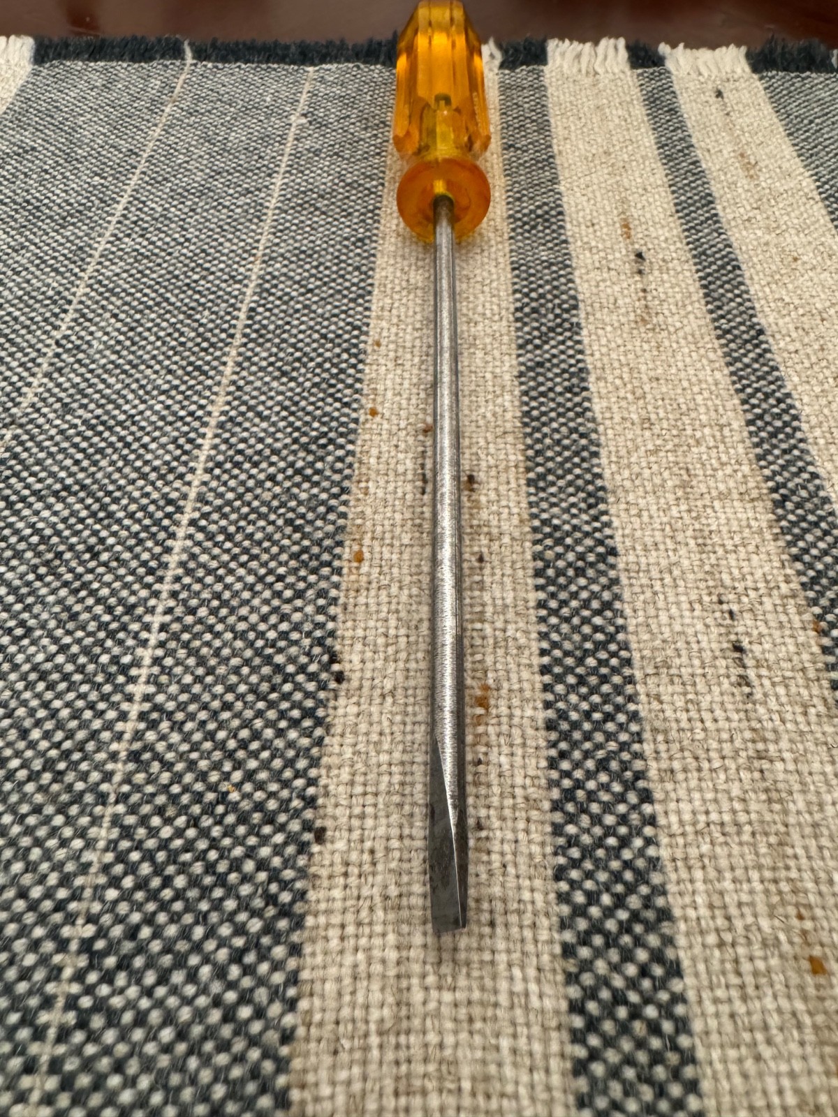 Xcelite Straight Cabinet Blade Screwdriver Round Shank R3166 – Made in USA