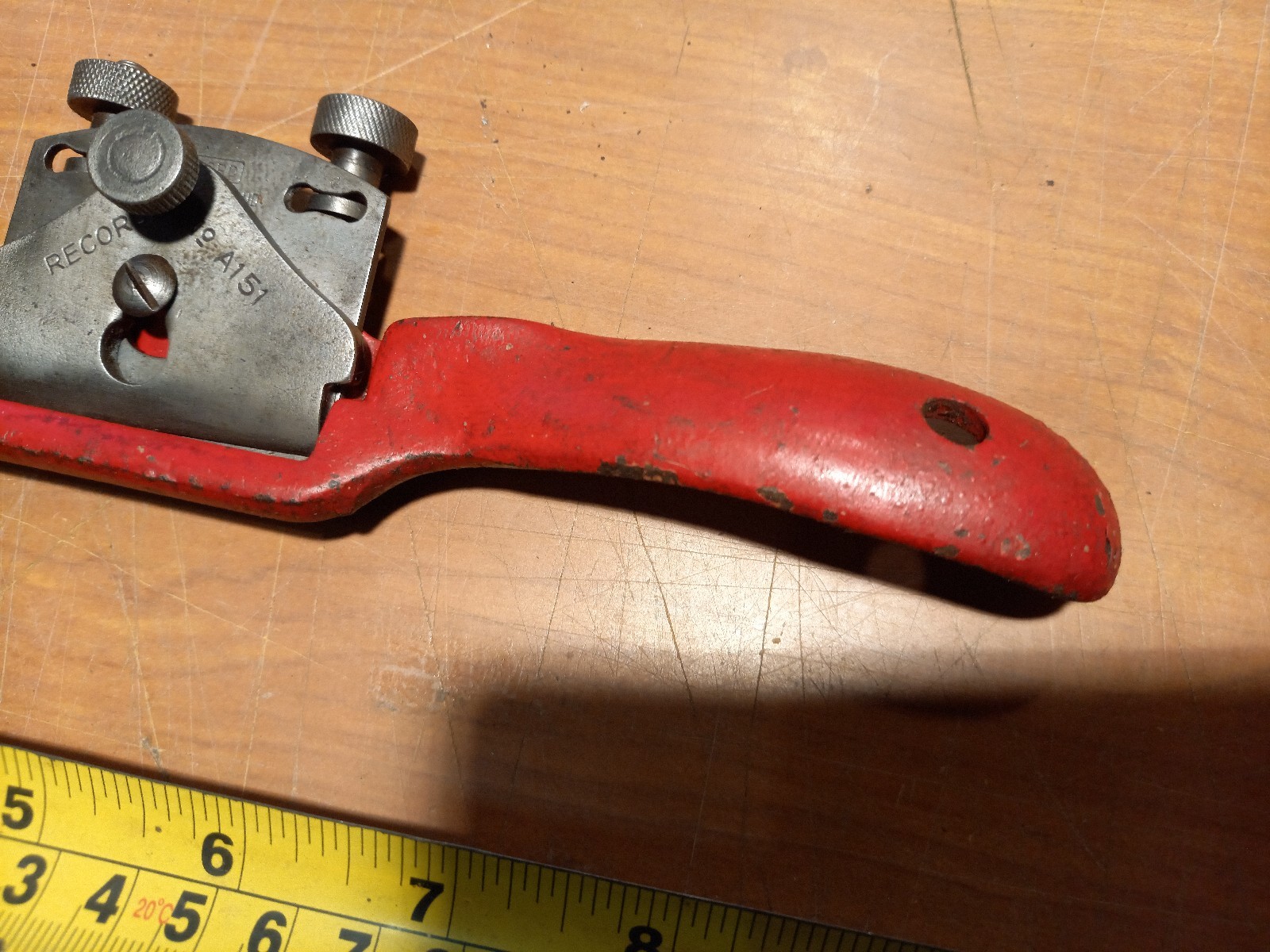 Vintage Record No A151 Spoke Shave, Flat Sole, Ex Vint Cond