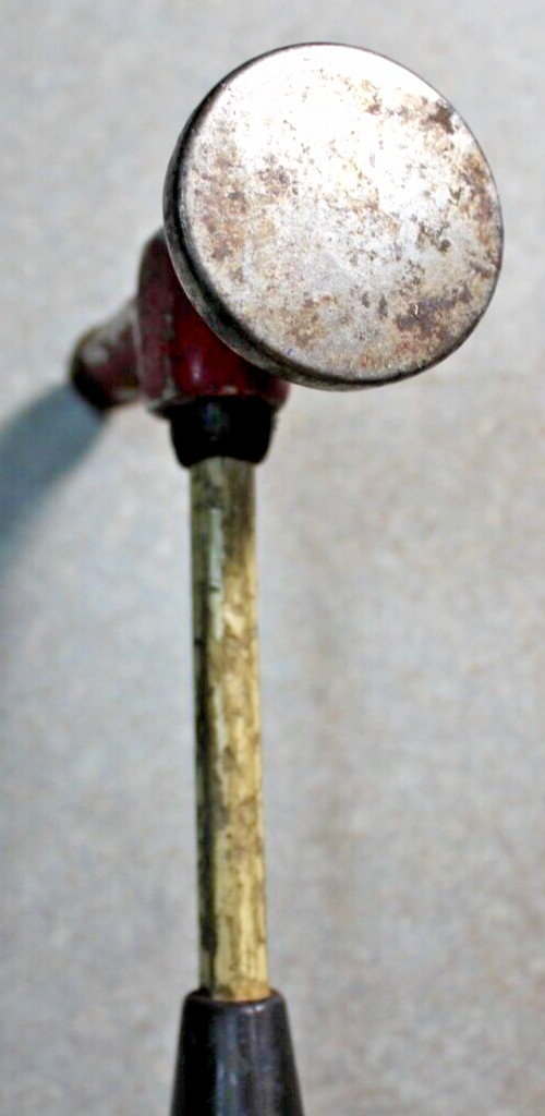 AUTO BODY LONG SPOT PICK HAMMER FIBERGLASS & RUBBER HANDLE