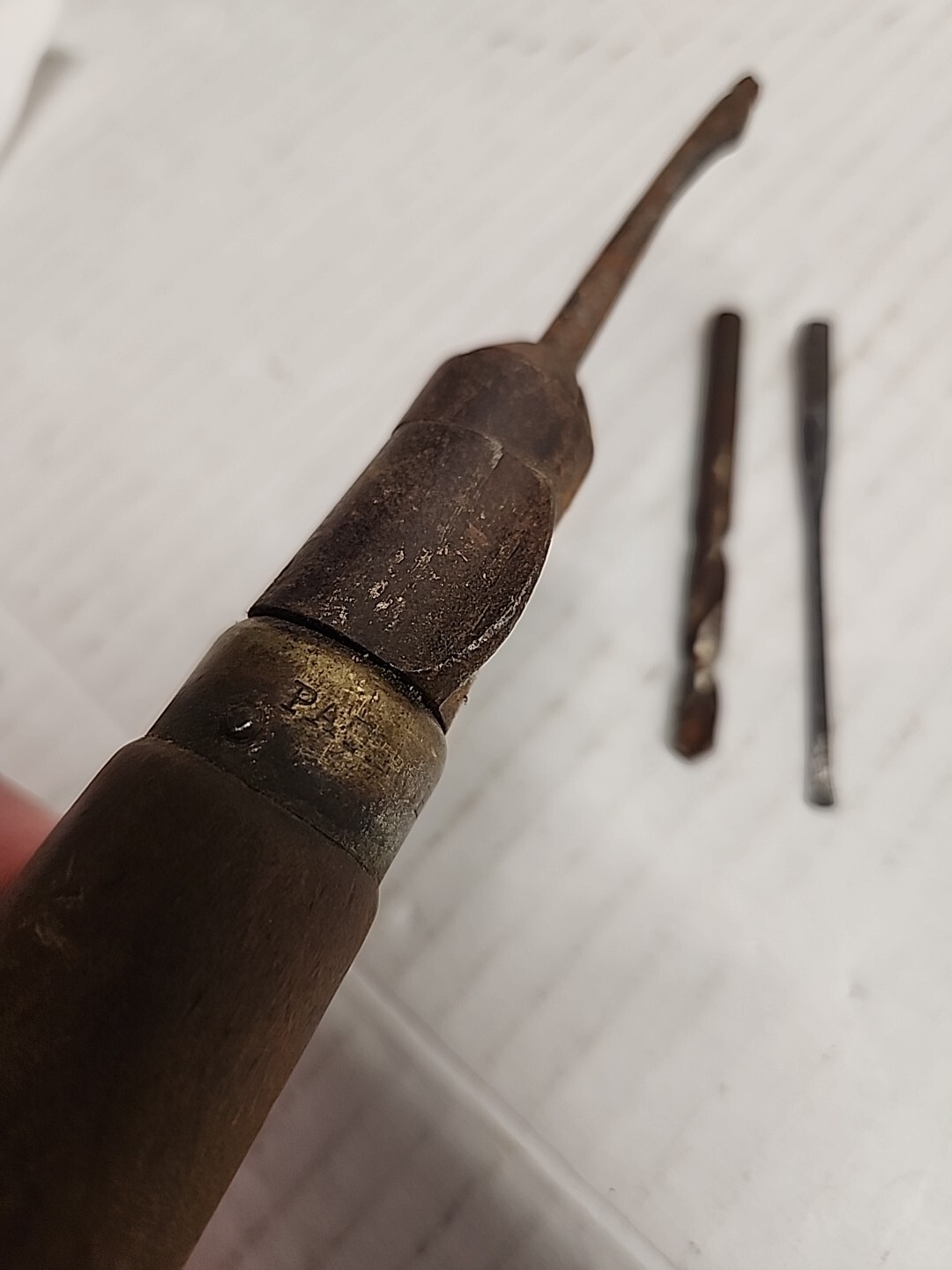 Vintage J.S. Fray & Co Multi-Tool Wood Handle USA & One With Words Patent 1884