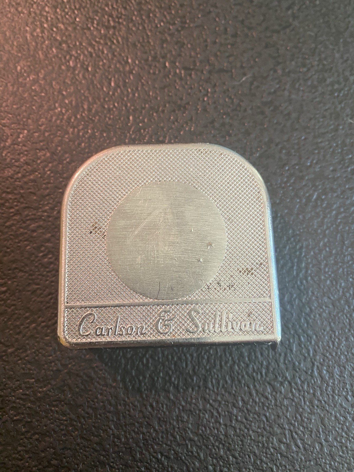 Vintage Engineer’s Pocket Mesuring Tape White Chief Carlson & Sullivan 10ft.