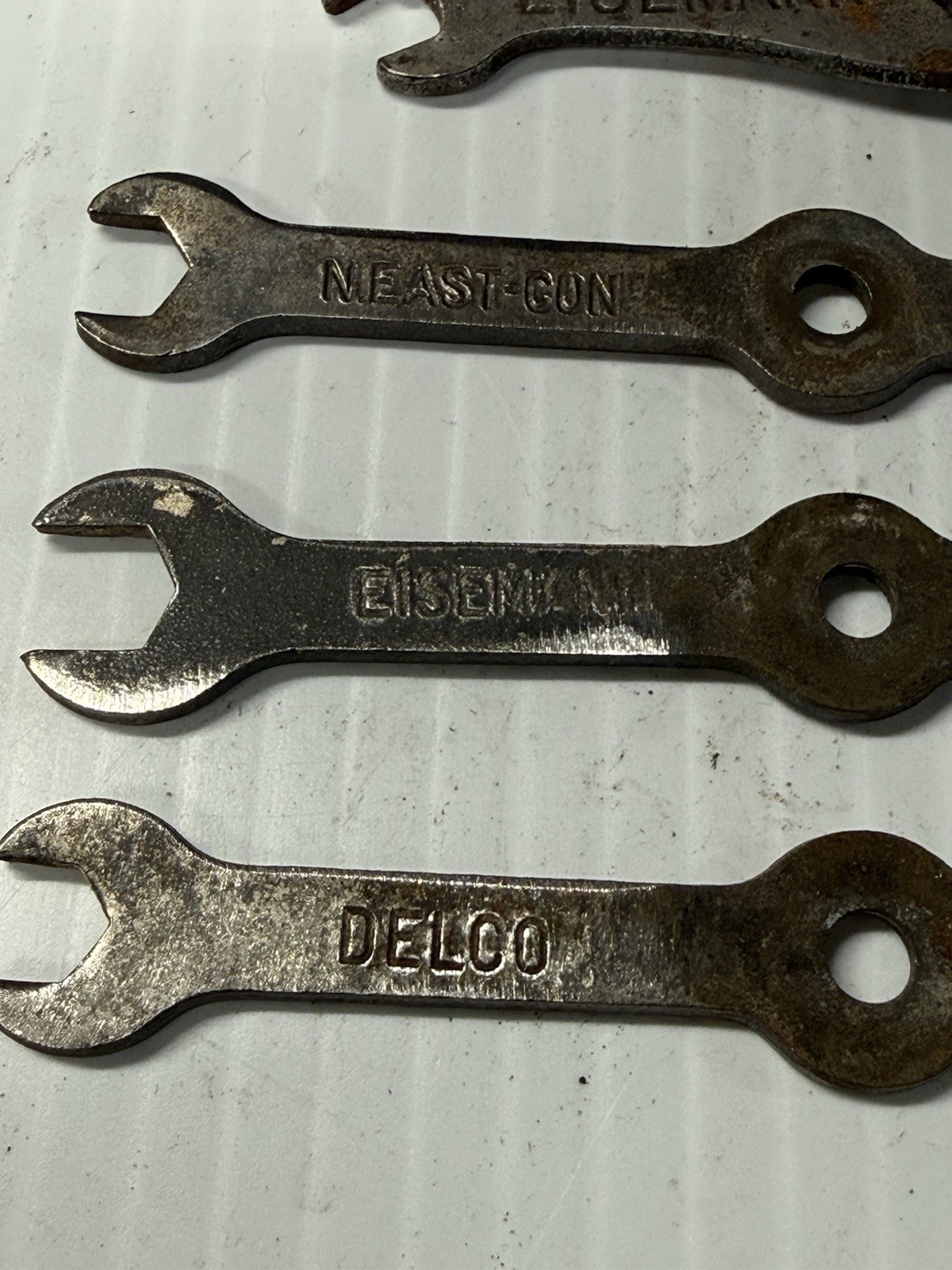 Lot Of 5 Auto Ignition-Magneto Wrenches. Eisemann,Splitdorf,Bosch,Wagner