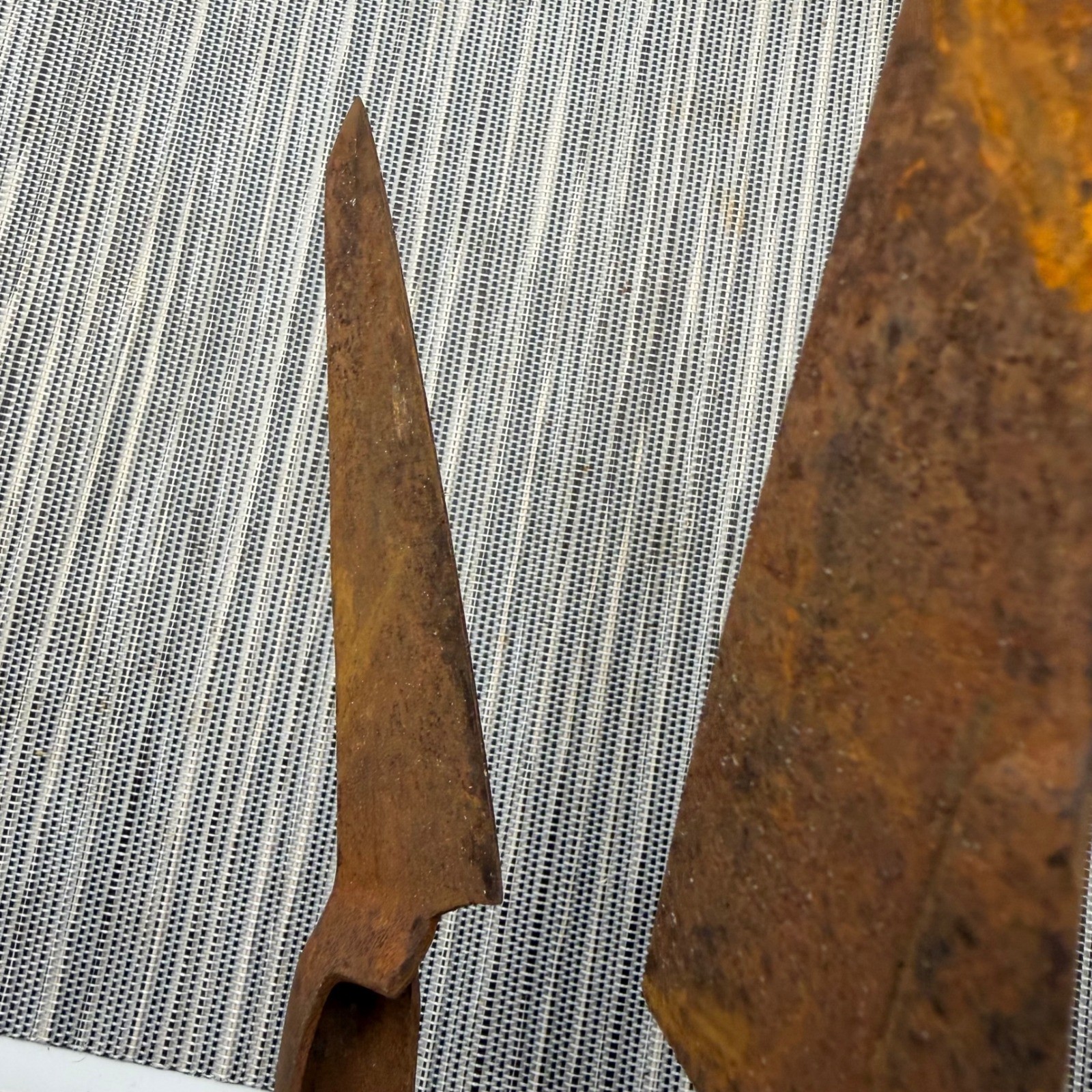Antique Primitive Iron Sheep Shears Hand Forged Rustic Farmhouse Tool 10.5 inch