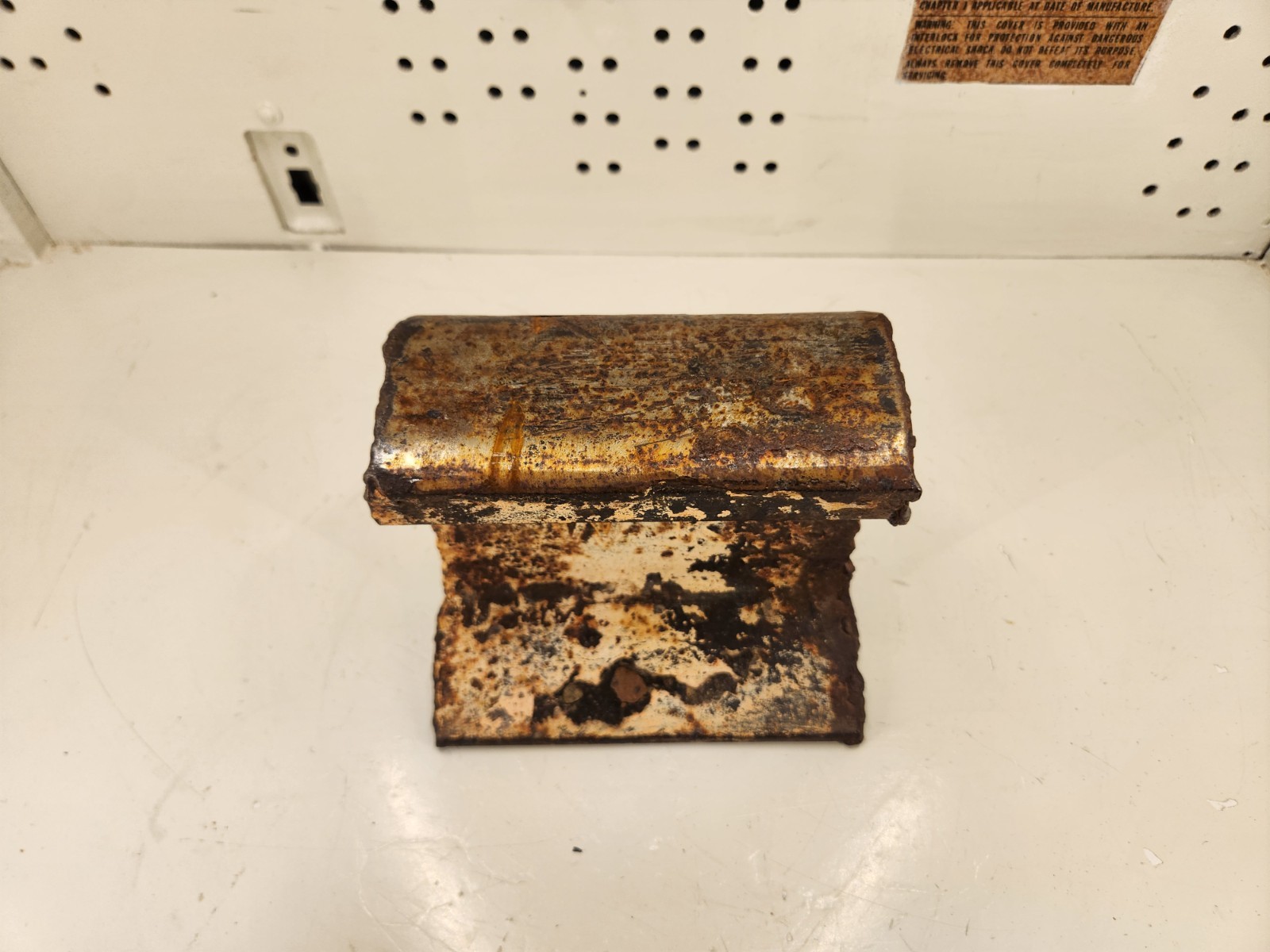 Steel Section of Railroad Train Track Anvil Etc. Great for Crafts, Leather Work