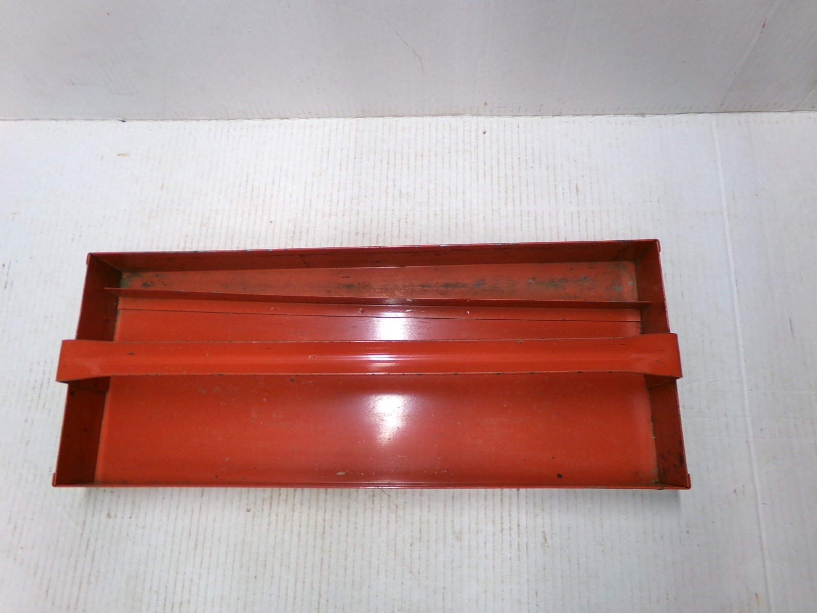 Metal Tool Box Tray Red 18 1/2″ x 7 3/8″