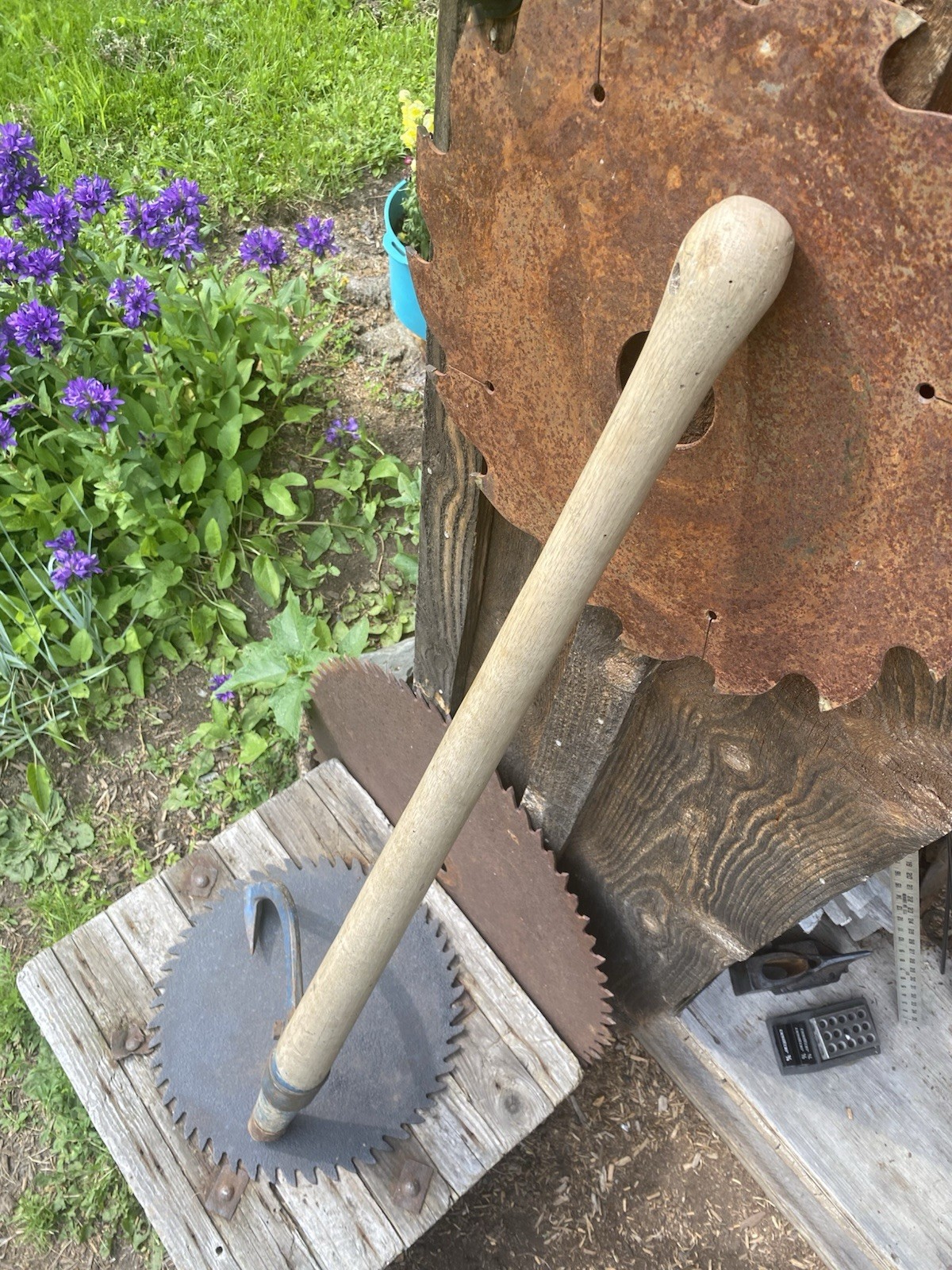 CANT HOOK LOG ROLLER 48”Solid Wooden Handle LUMBER JACK Woodsman Tool