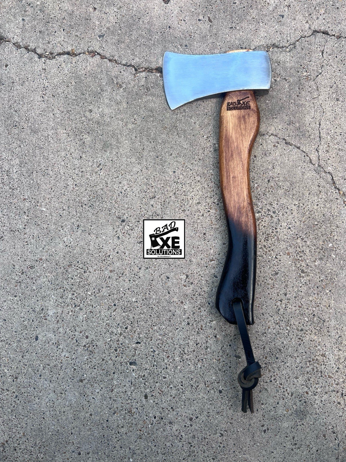 Bad-Axe SM 1.9lb Camp Axe – Custom Handmade 13.5in Maple Handle