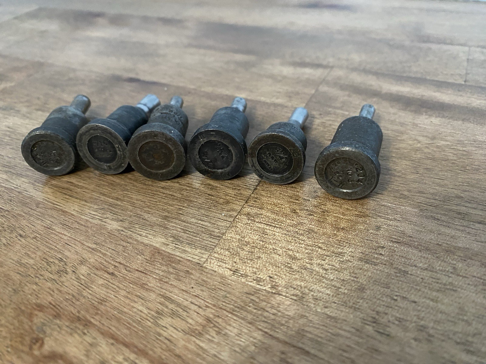 Set Of 6 Ironworker punch Pratt & Whitney P & W Company U.S.A Punches