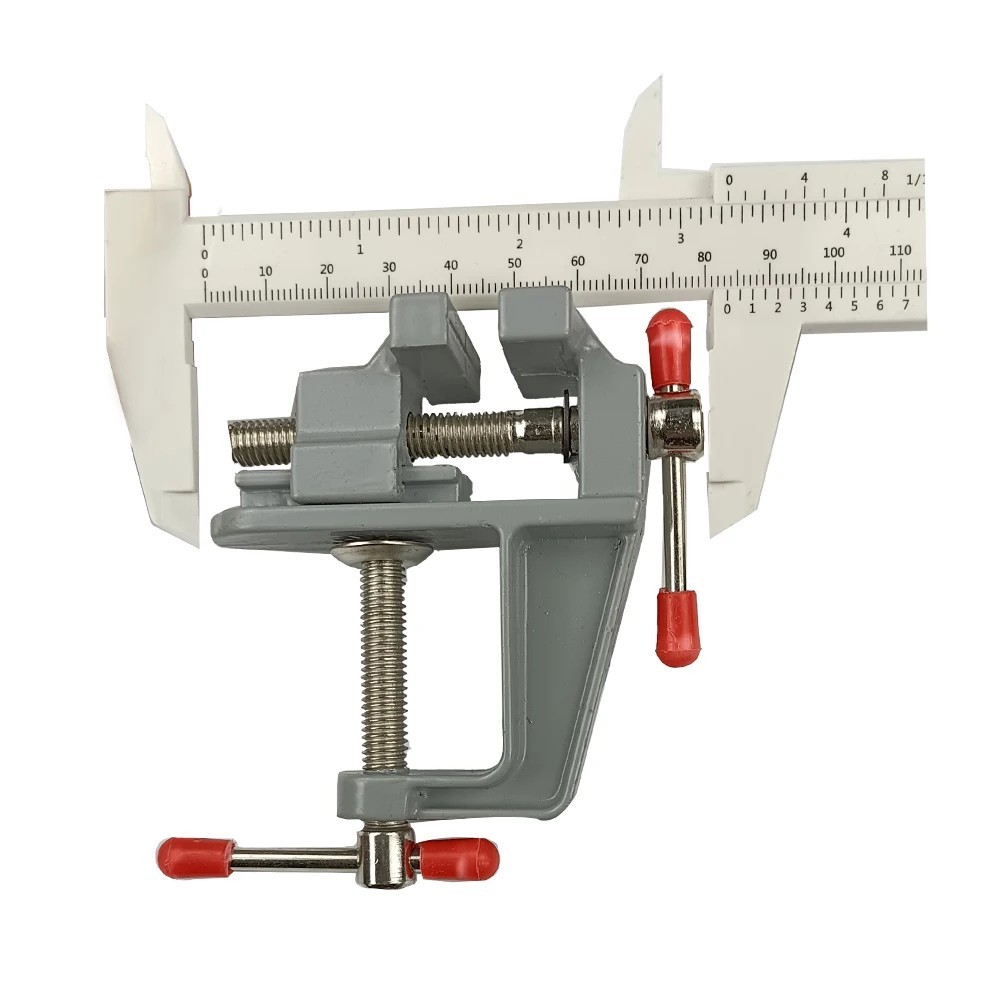 Mini Table Clamp Bench Vise Small Jewelers Hobby Craft DIY Aluminum Vice Tool