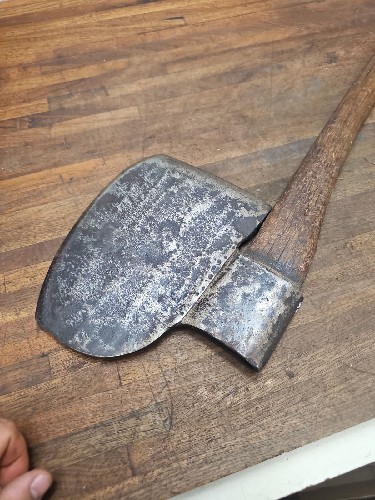 R75- Antique Joseph Breck & Sons Boston, Mass Sod Axe 1800s