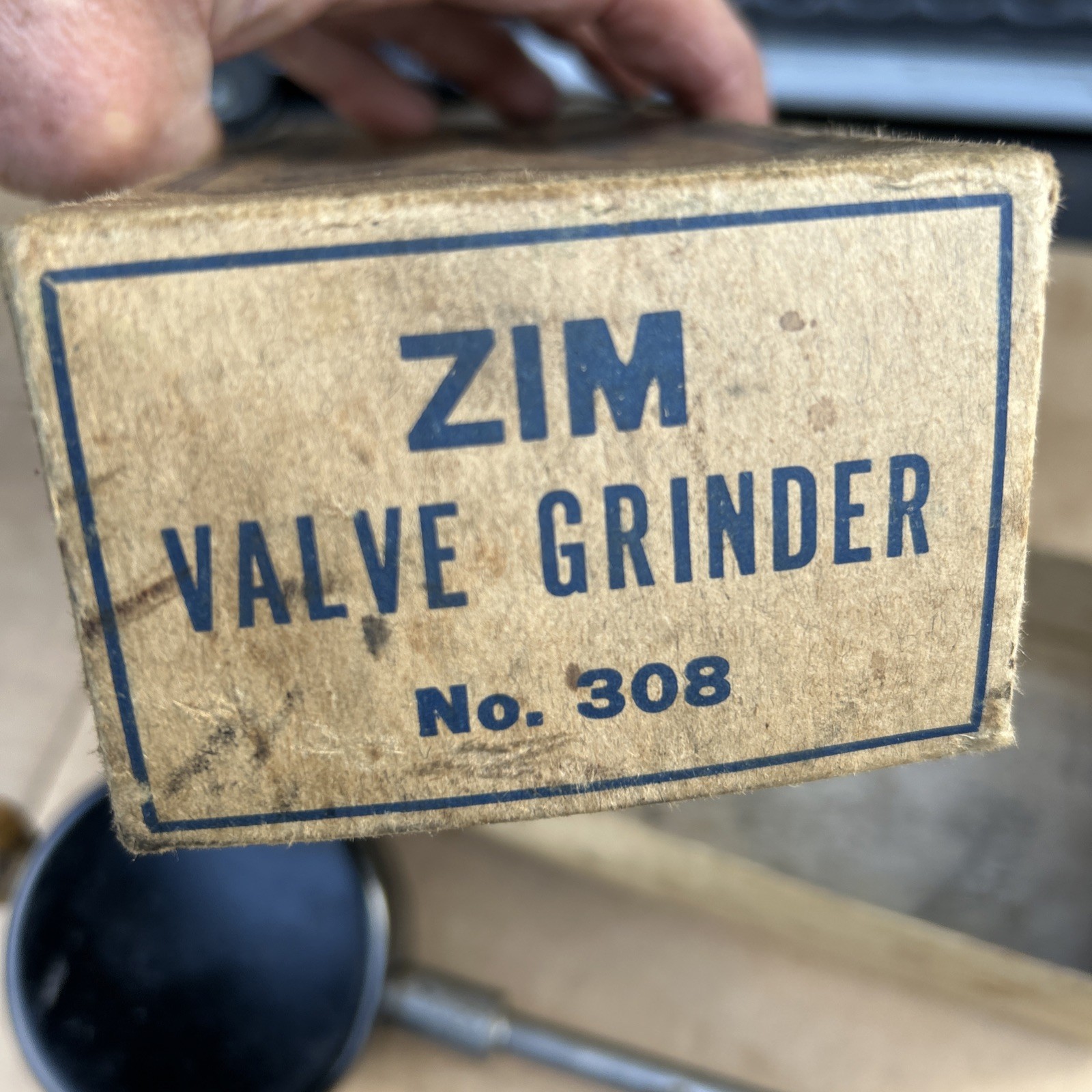 Zim Manufacturing Co All Steel Reciprocating & Progressive Valve Grinder No.308