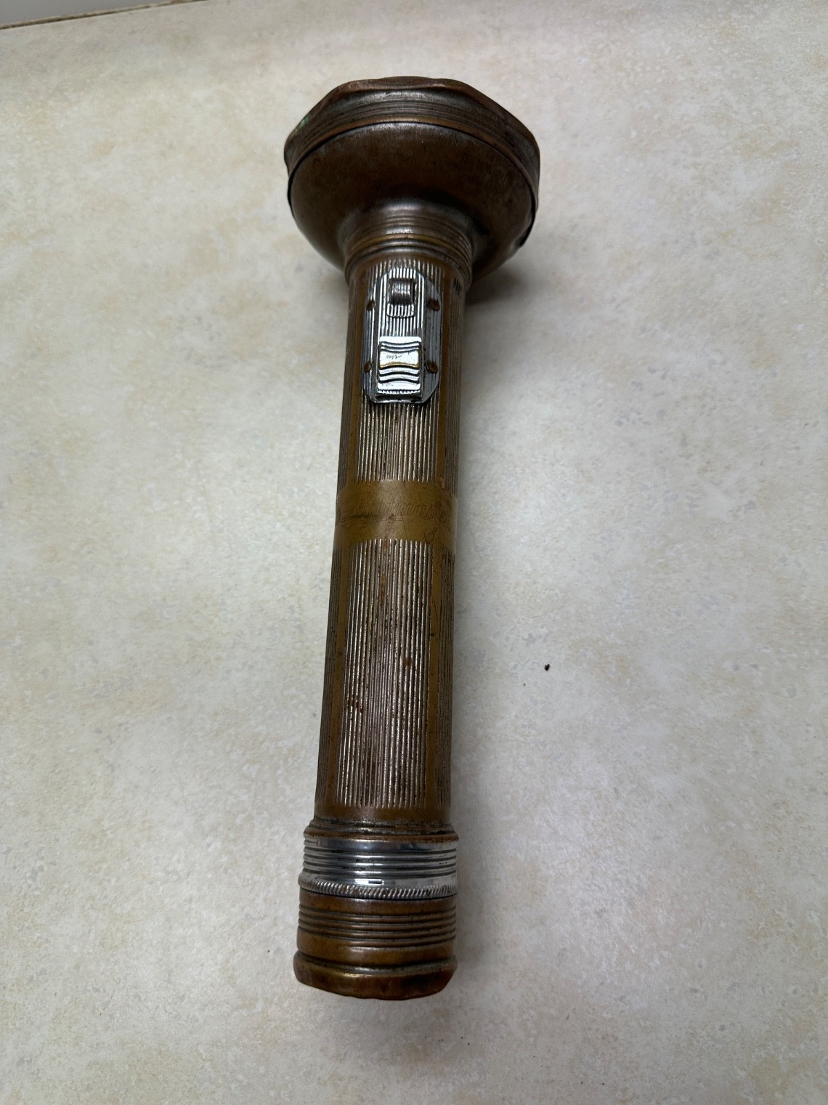 Vintage Lightmaster Flashlight – 10″ in Length