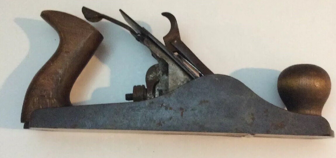 Used Vintage Worth Plane 10 X 2 3/8 Inches Some Rust Good Wood