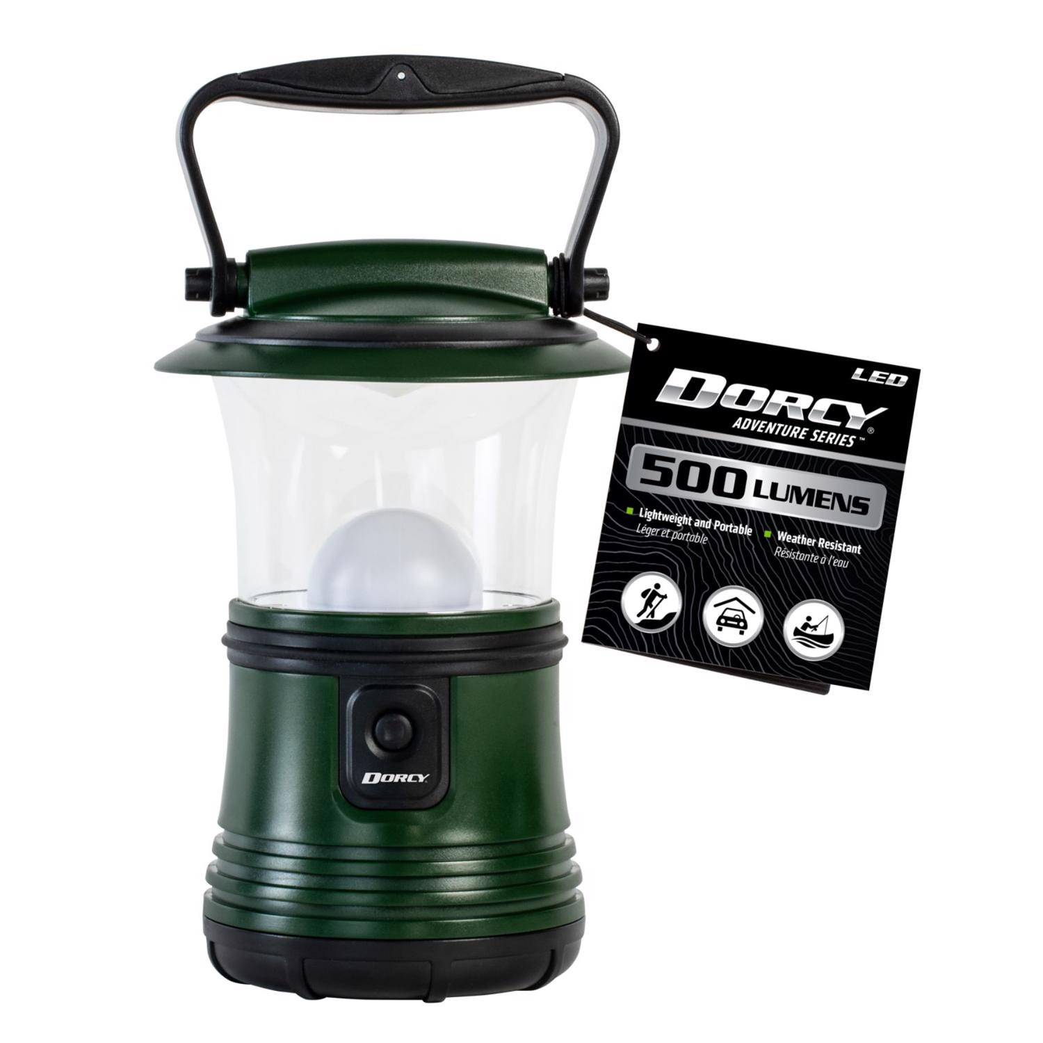 Dorcy 41-3103 65 Lumens LED Camping Flashlight Lantern with Hanging Hook
