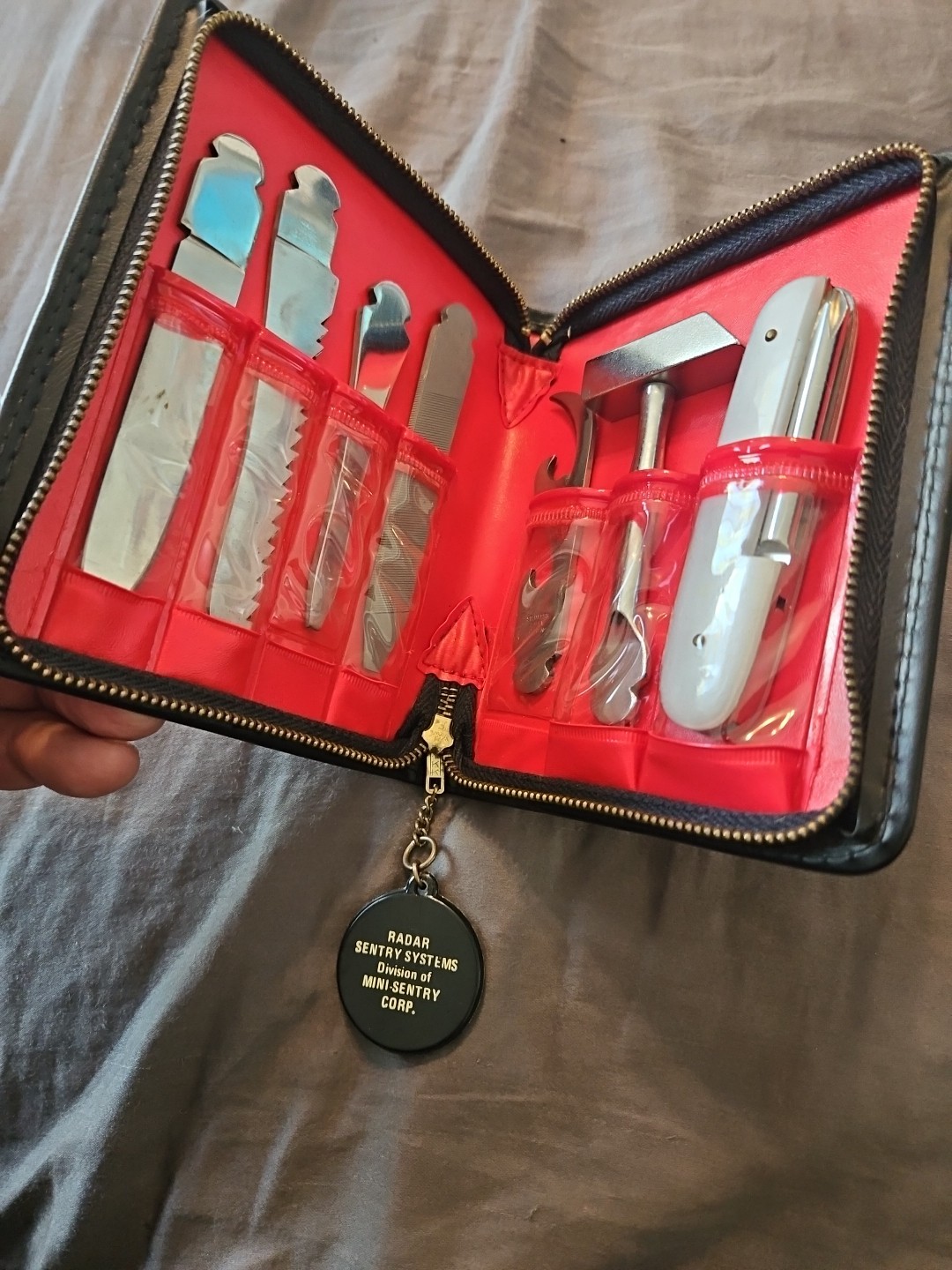 VTG BARLOW JAPAN 7Pc. STAINLESS STEEL TOOL KIT CASE