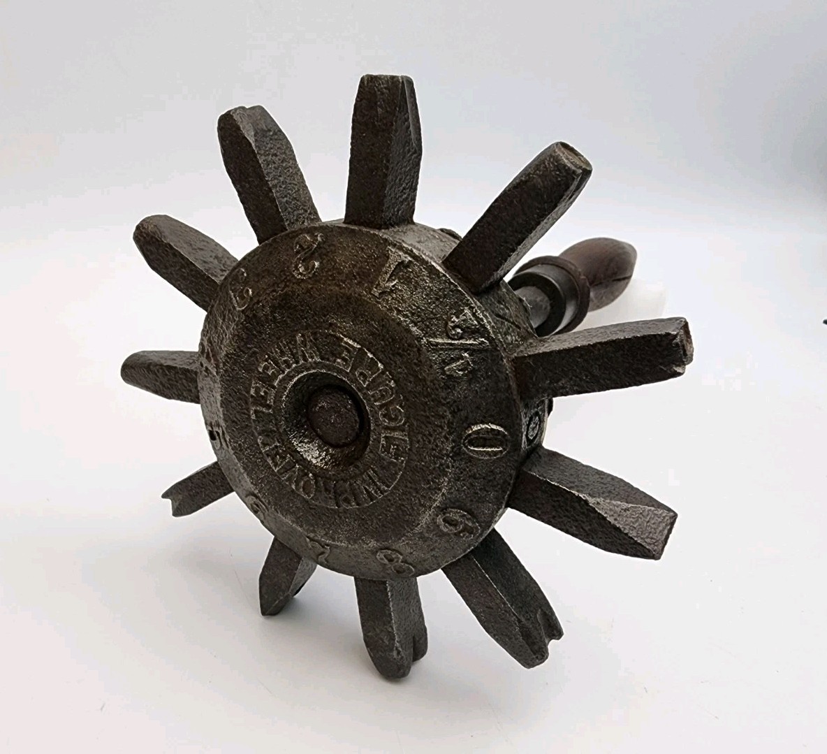 C. H. Hanson Improved Figure Wheel Log / Railroad Tie Stamper – Chicago IL