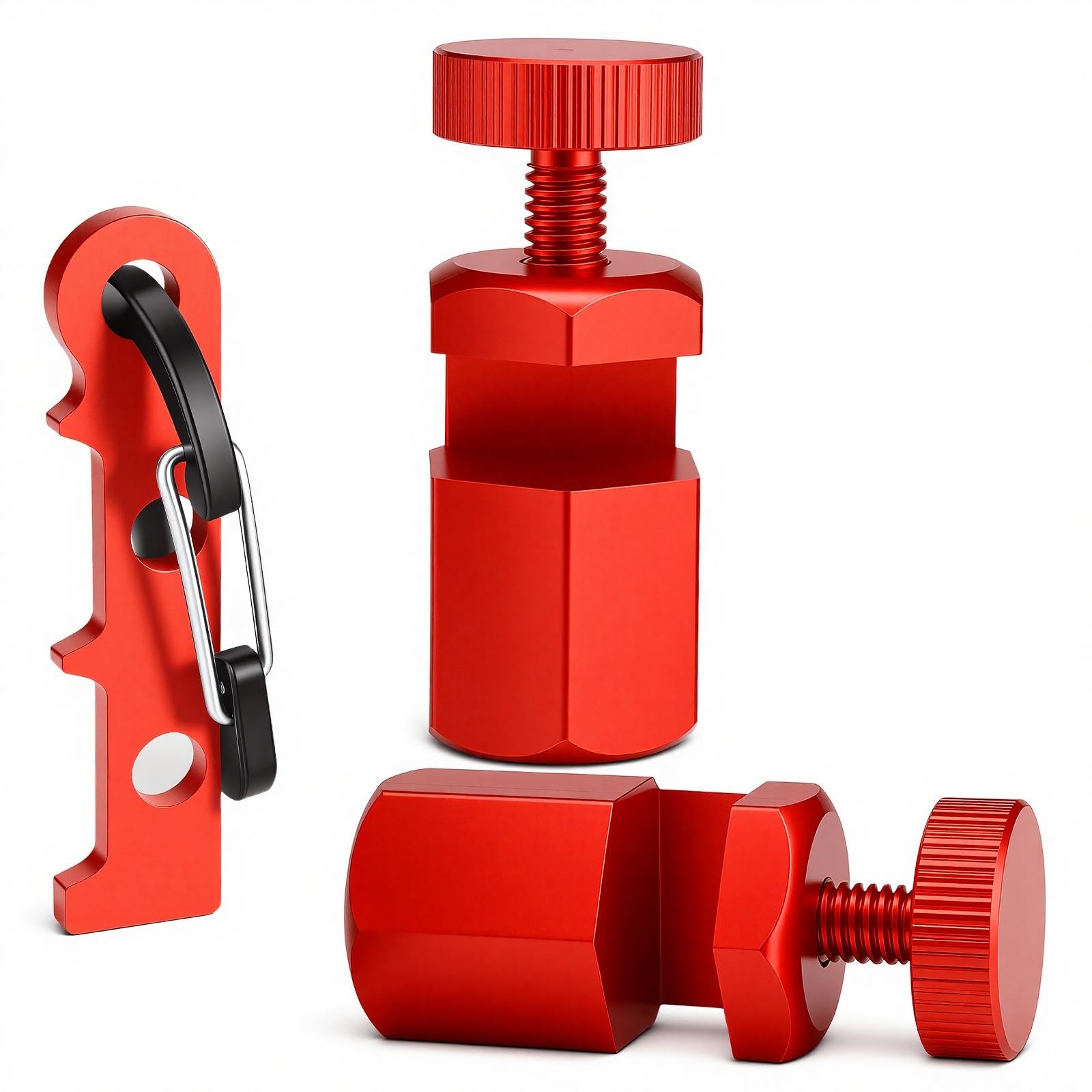 Miucoguier Tall Stair Gauges for Framing Square with Holder and Hook, red