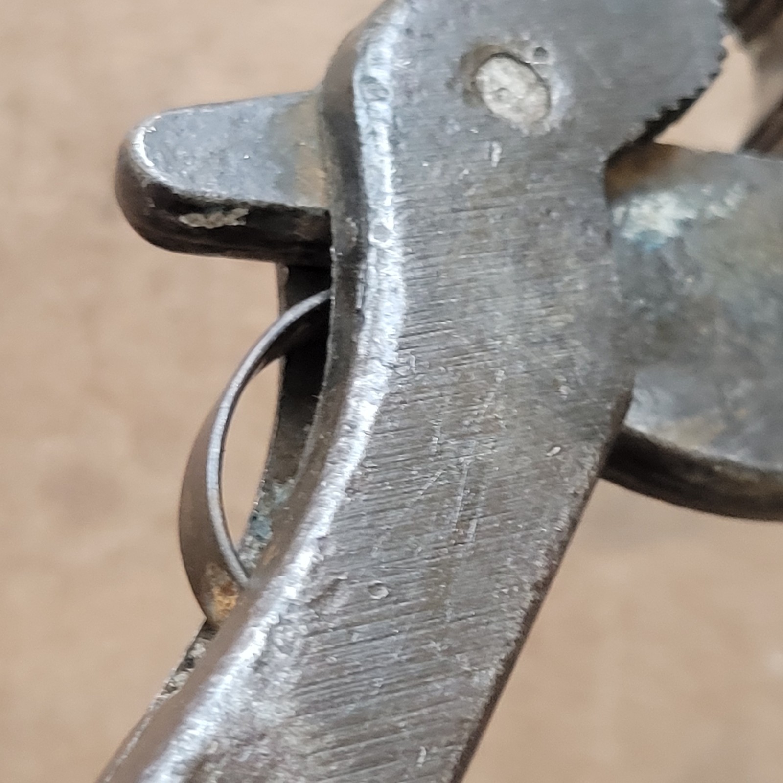 Rare Vtg 1920s 10″ Masterench Tool Spring Lock Adjustable Wrench Antique Heller