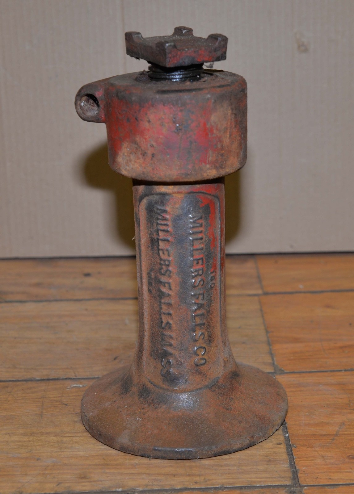 Rare Miller Falls railroad jack patent pending collectible house vintage tool