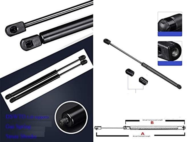 Qty(2) C1612106 12 inch Lift Support/356N Gas Shocks Struts for Truck 80lb 12″