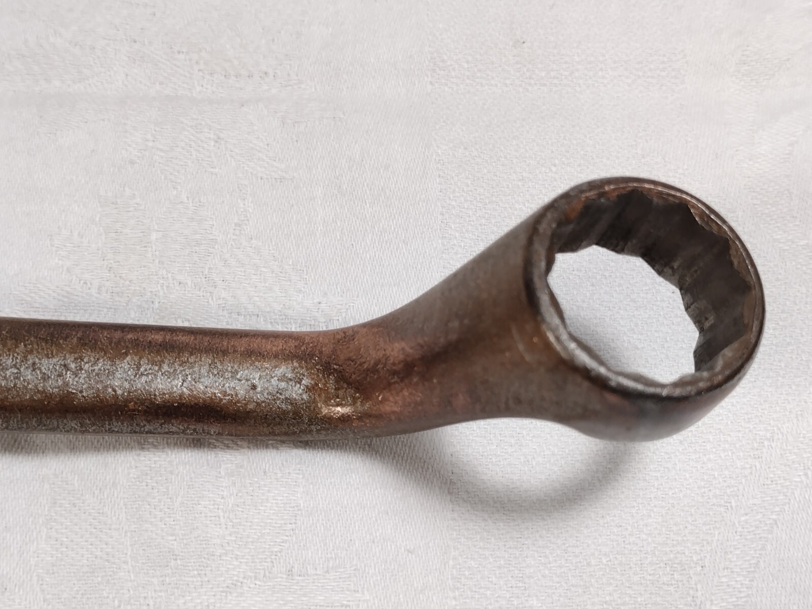 Vtg Williams Superrench USA 13/16 x 3/4” Offset Box End Wrench #8731 SAE 12 Poin