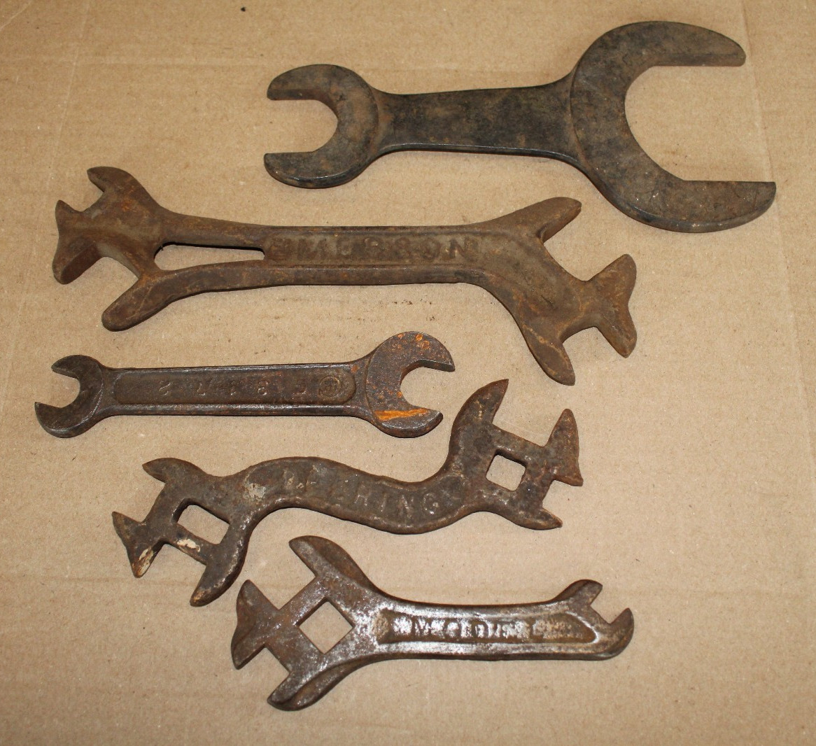 antique tractor farm wrenches lot Model Deering IH IHC International Emerson +