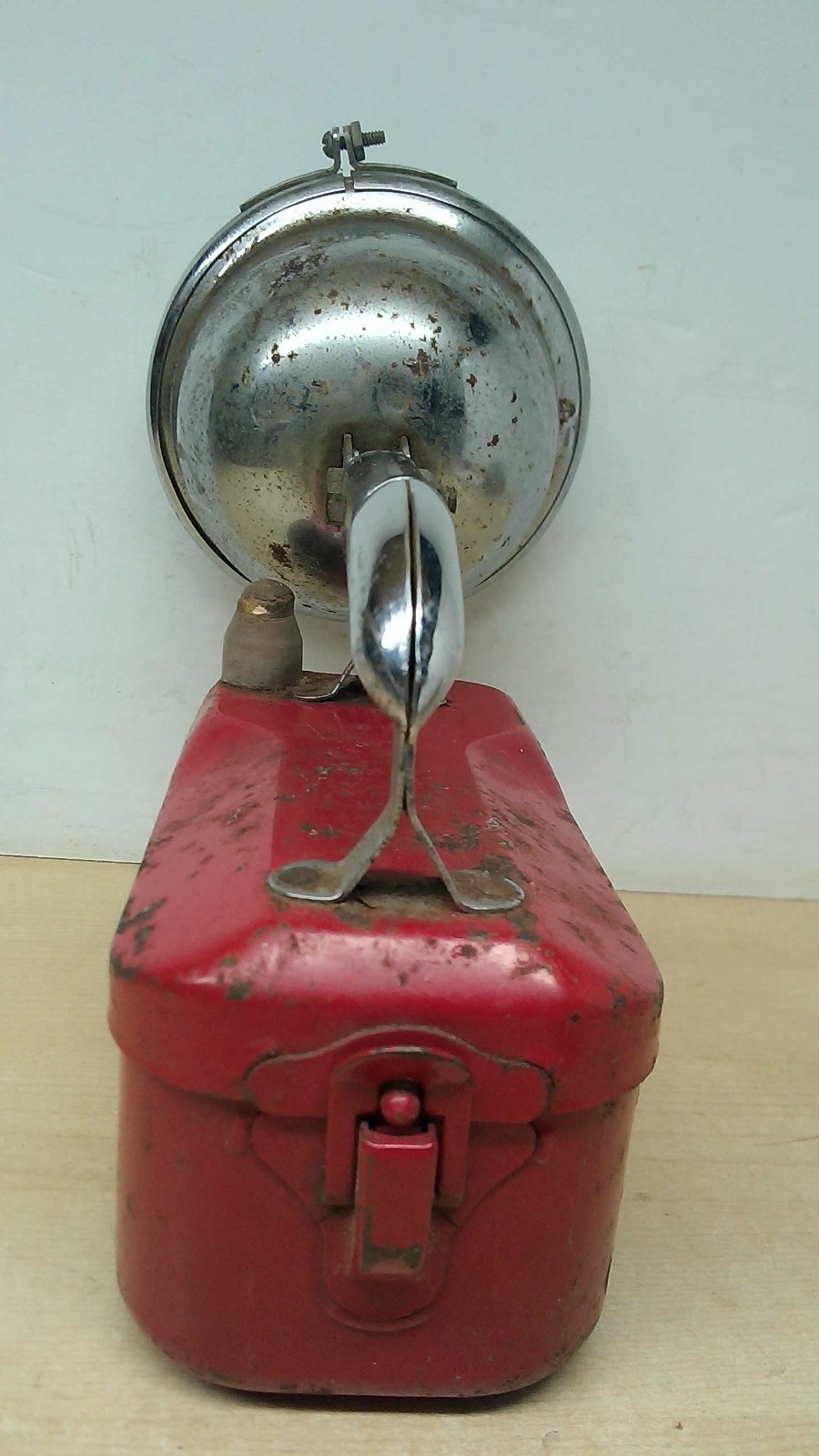 Vintage Teledyne Big Beam Model 166 Flashlight Lantern 6V – Metal Case
