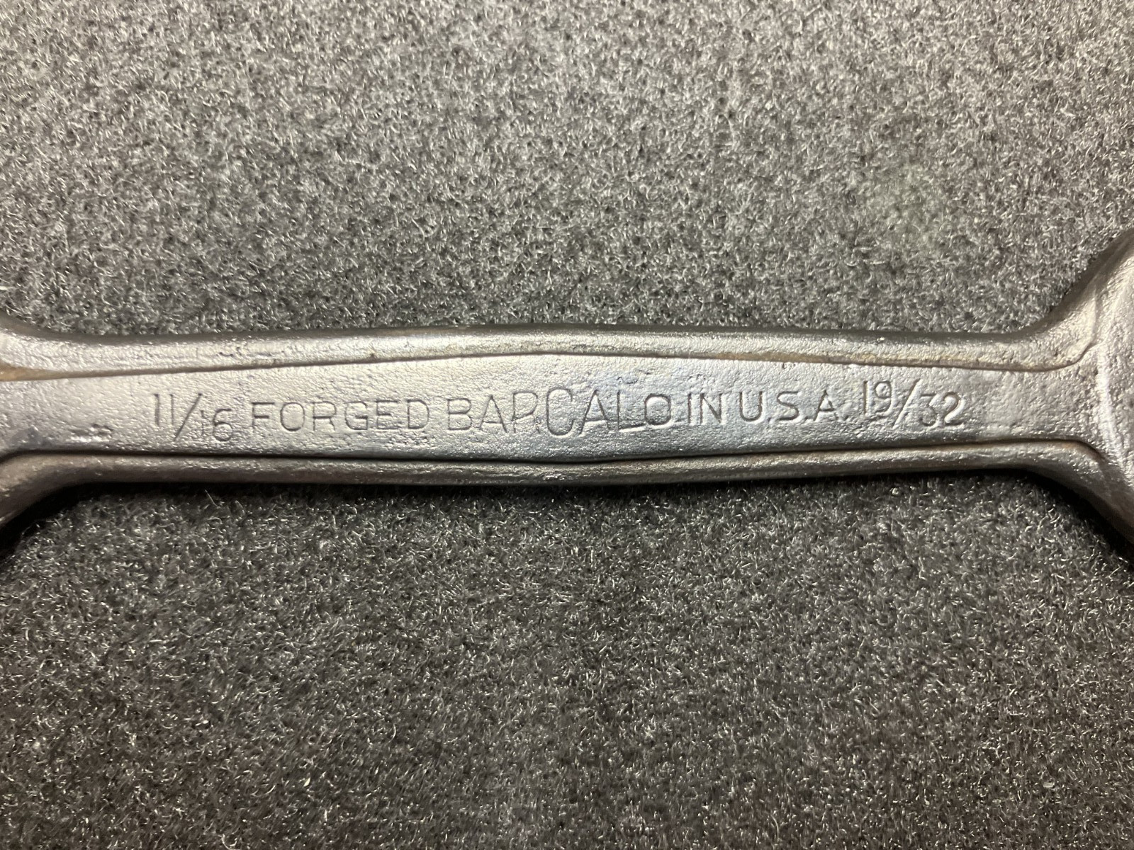 Vintage Barcalo USA 11/16” x 19/32″ Double Open End Drop Forged Wrench (e)
