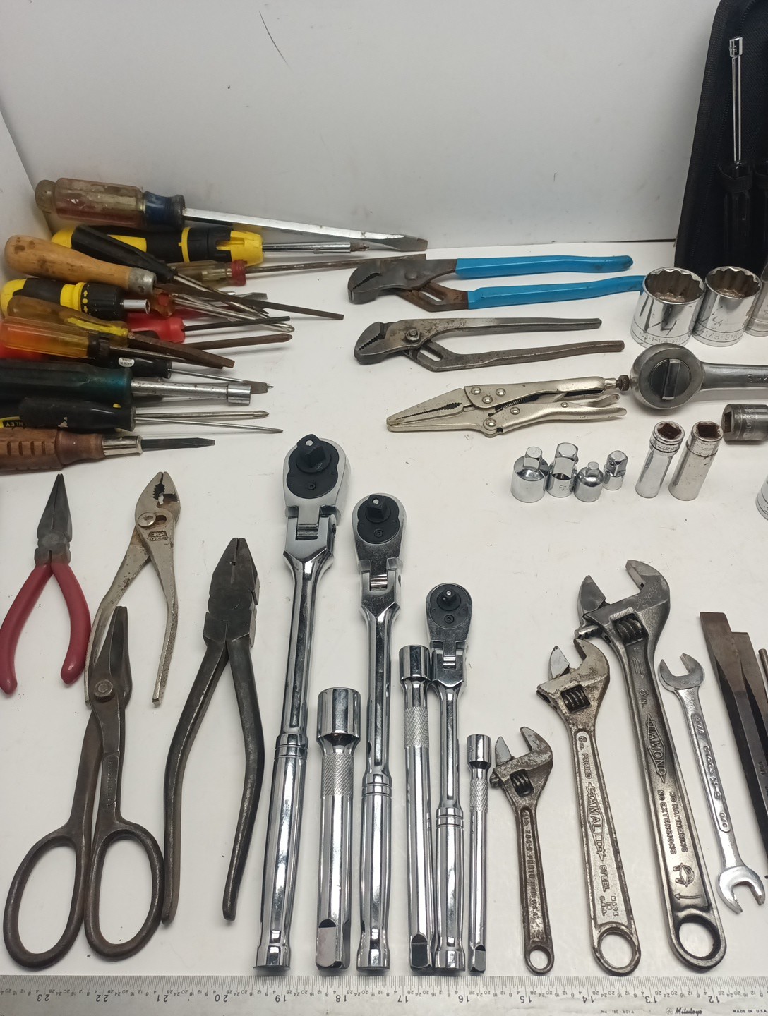Massive Mechanic Tool Lot Snap-on Craftsman SK Flex Head Ratchets Wrenches 5