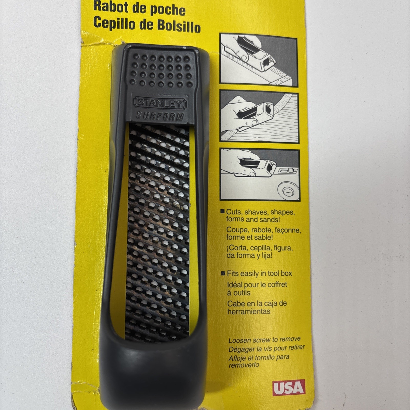 Stanley Surform Pocket Plane 6″ Long 21-399 New Made in USA