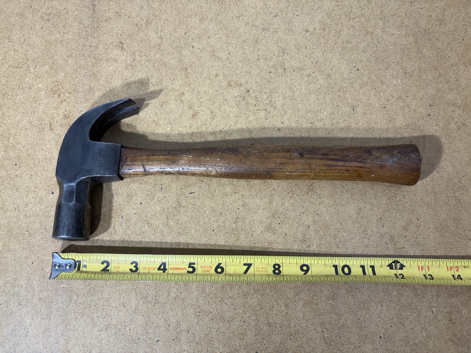 Vintage Antique Tools Stanley USA Bell System Claw Hammer LONG BELL Shape HEAD