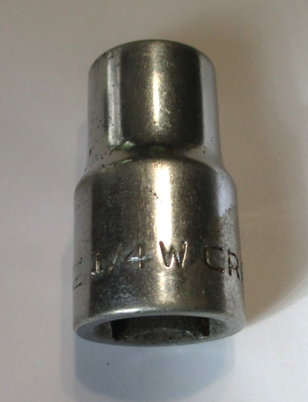 Craftsman 1/2″ Drive 12 Pt 1/4 British Whitworth Socket =V= Series Made in USA