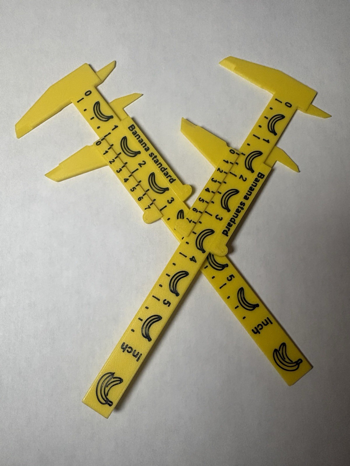 🍌 Cnc Banana Calipers Set Of 2 Measuring Tools 👀 Funny And Functional 3D Print