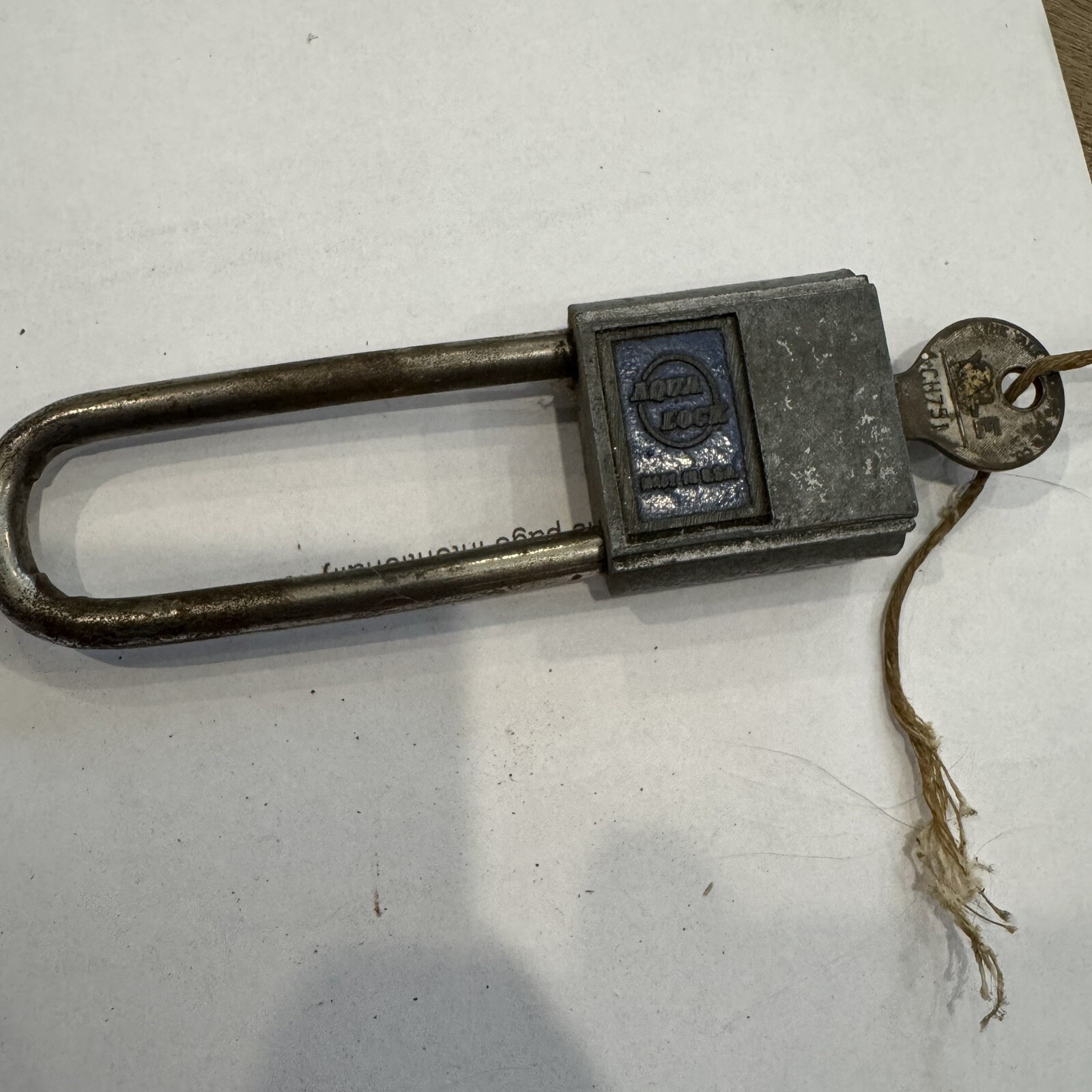 Vintage Aqua Lock Under Water Padlock With key Made In USA – BUB