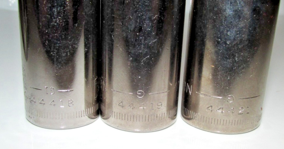 T #184 – Lot of 7 Craftsman Metric sockets, 3/8″ Drive, 16mm to 10mm, see desc.