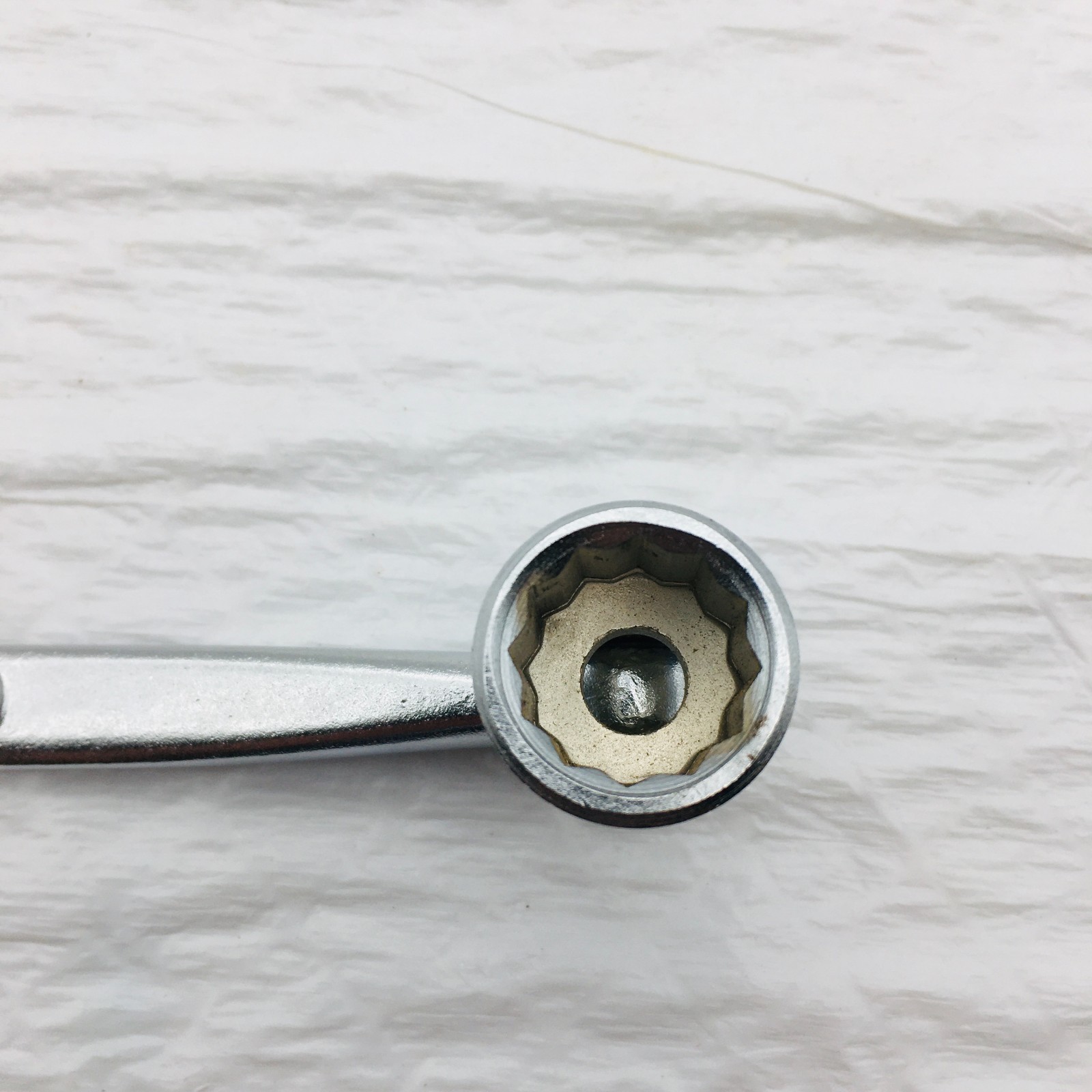 Truecraft 5/8″ 12-point Flex Head Socket Chrome Wrench Vintage Japan AIGO D 5-33
