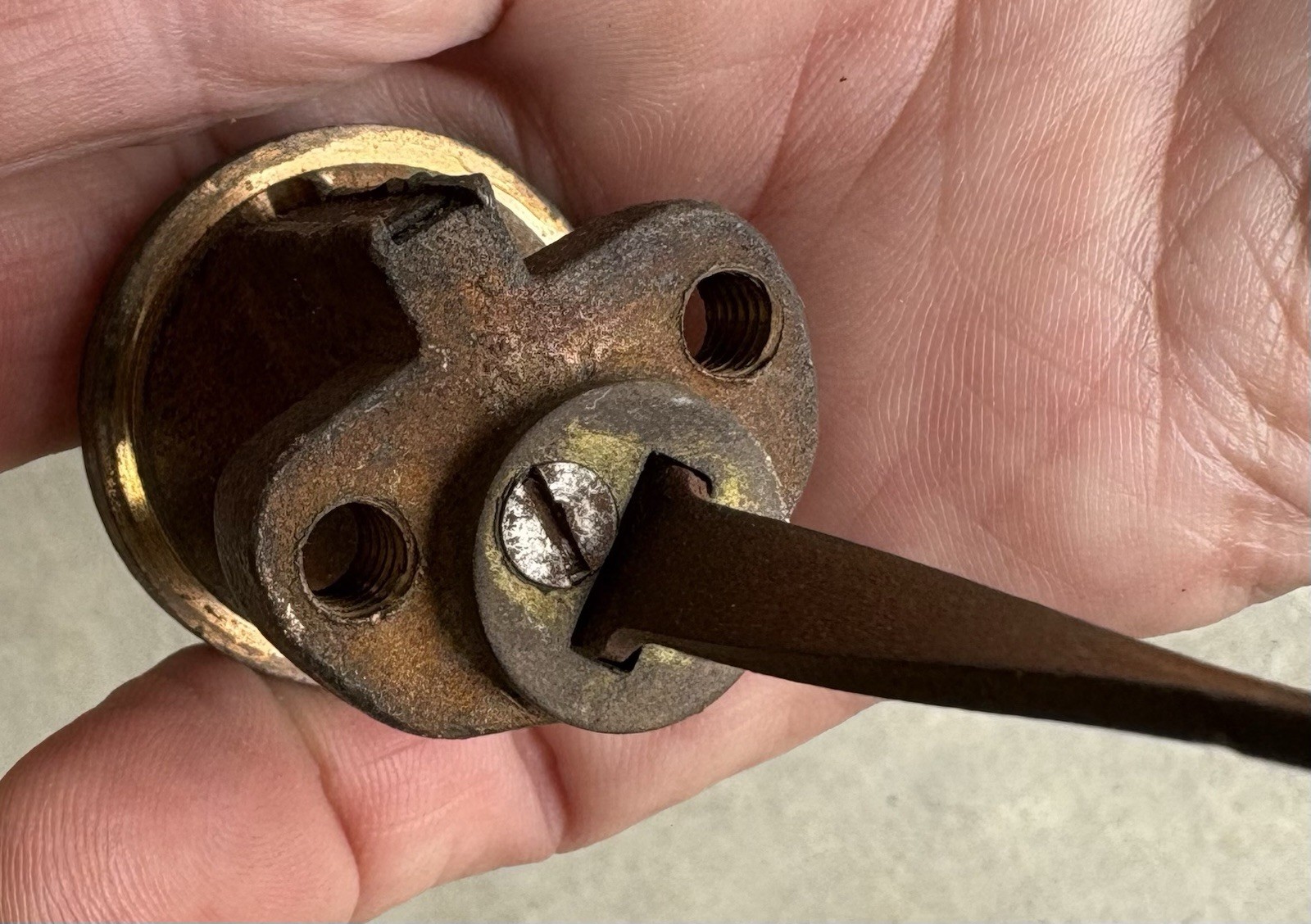 Vintage Segal Lock Cylinder With Key