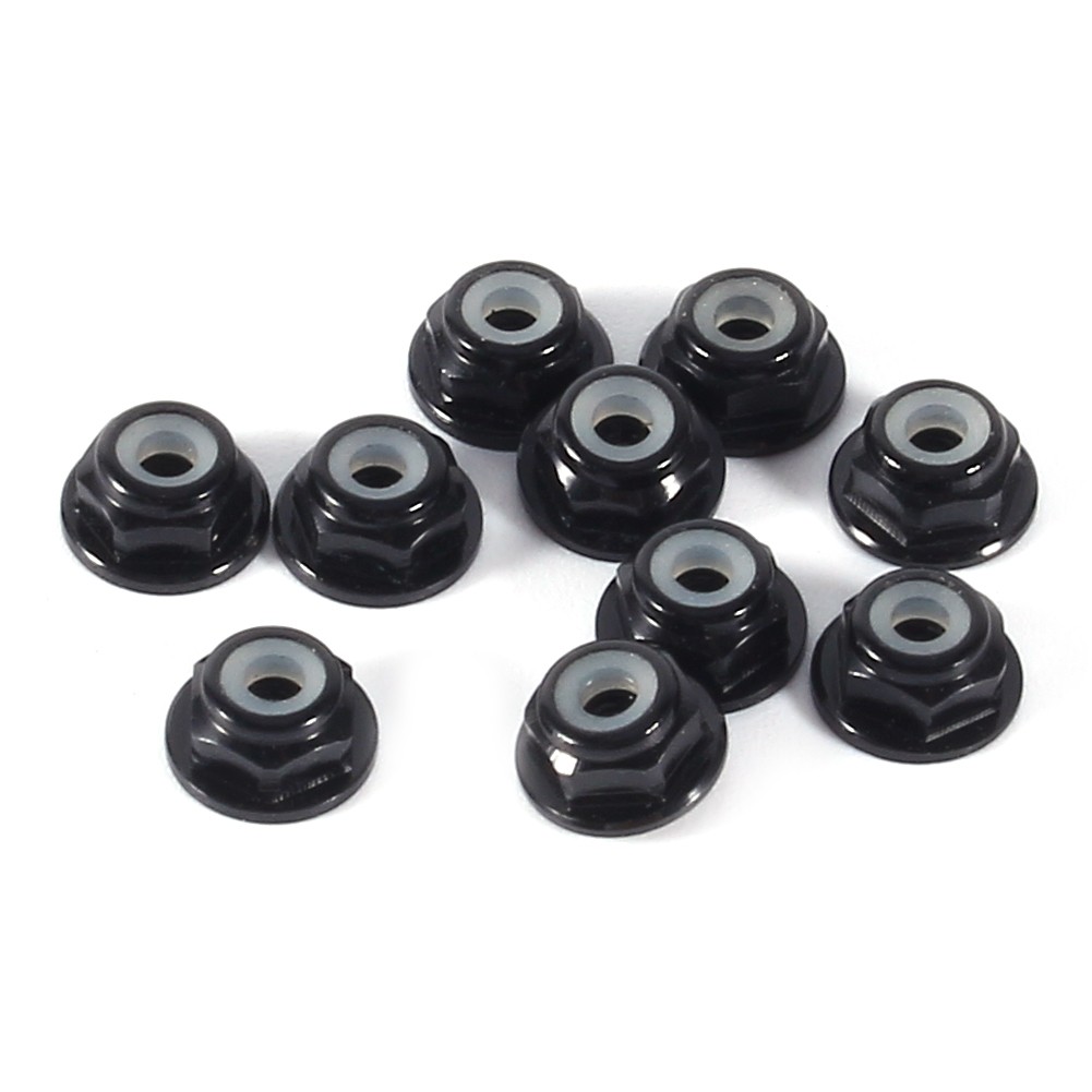 10pcs M2 Nylon Insert Lock Nuts Sturdy Locking Action Convenient Tightening For